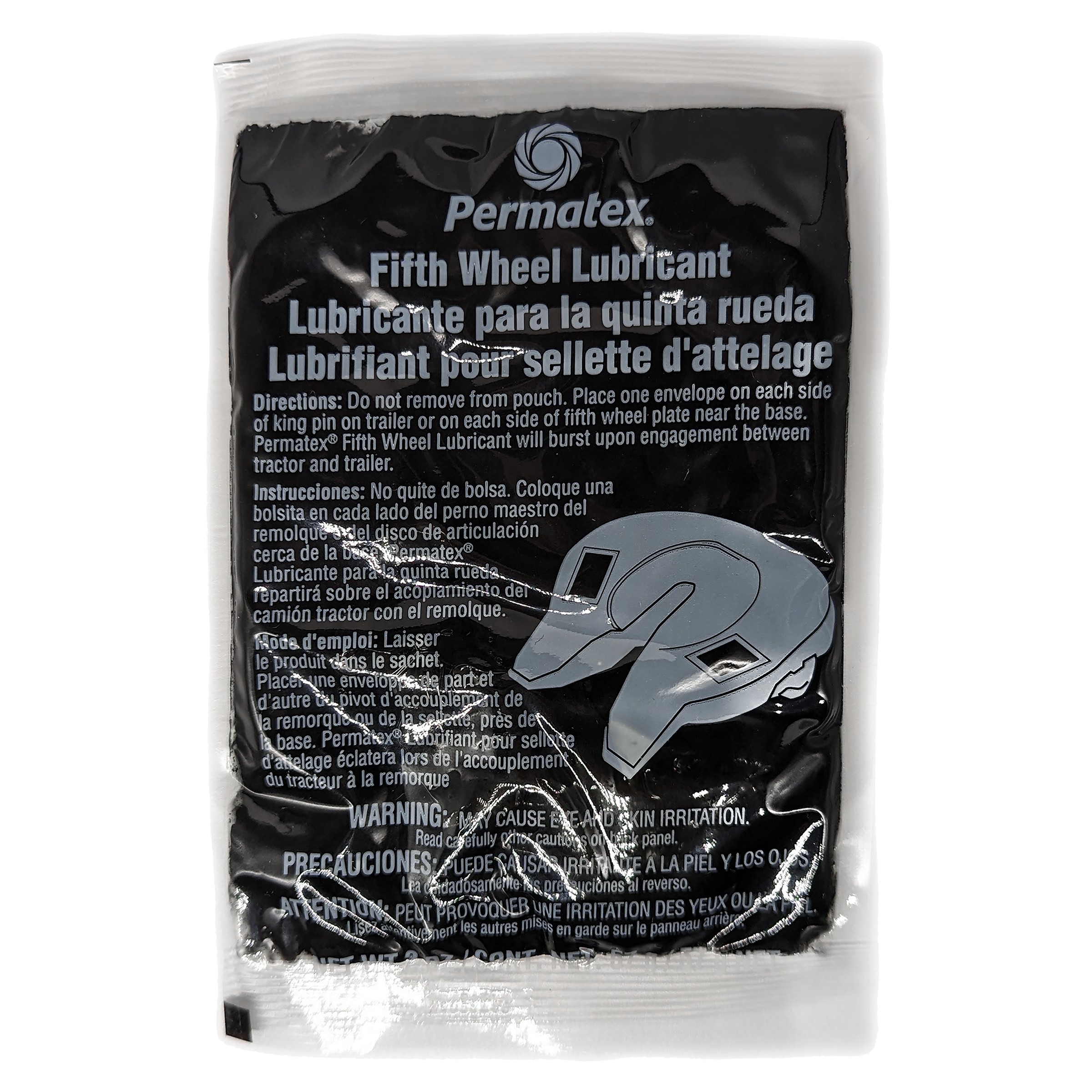 Graisse Permatex pour 5e roue, lot de 4 x 60, présentoir, paquet de 57 g