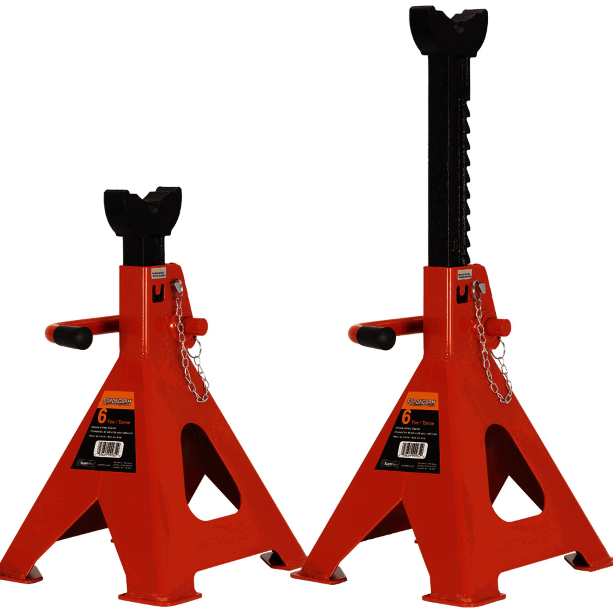 Jack Stands (paire) de 6 tonnes à cliquet