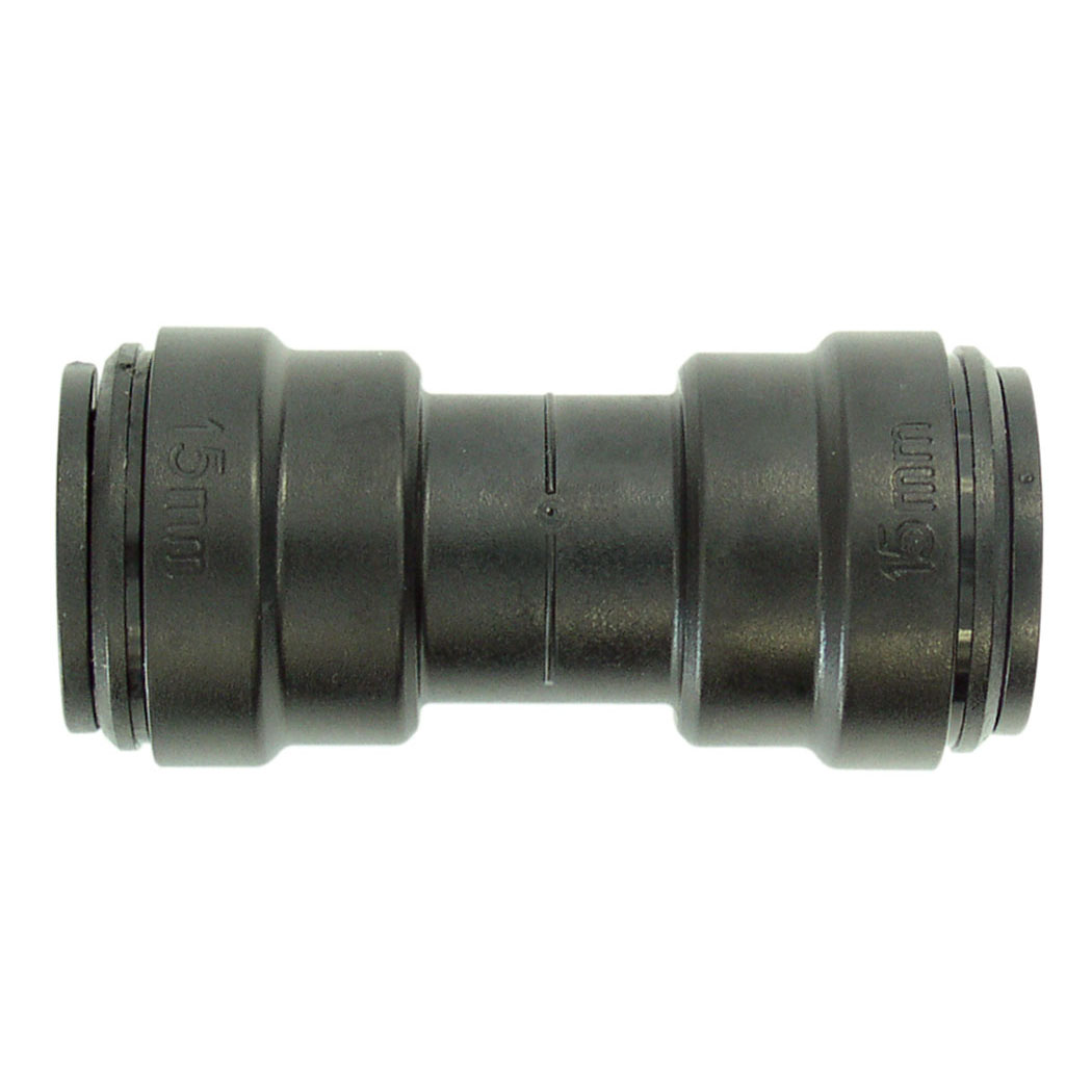 15 mm Polymer Straight Union S05