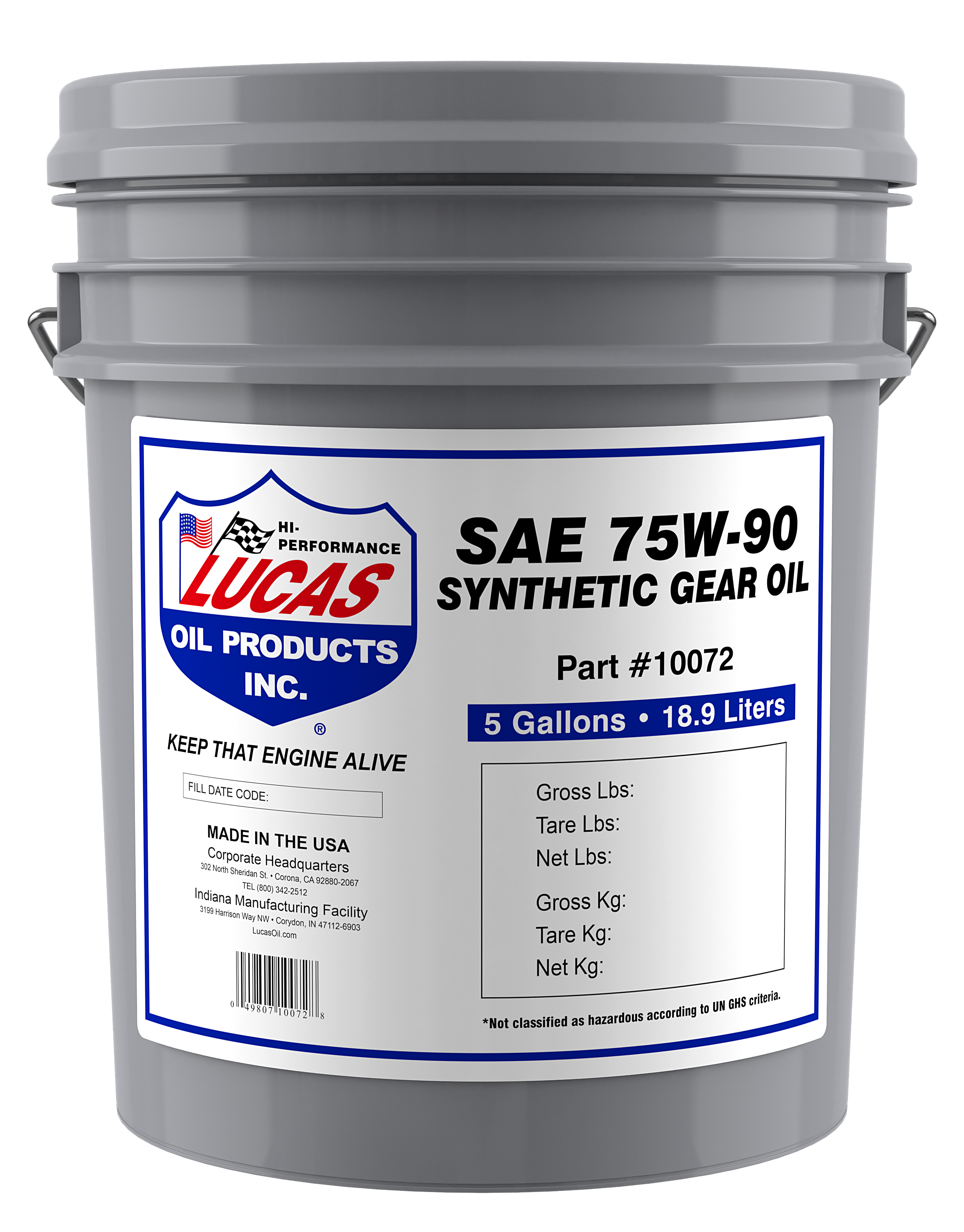 Synthetic 75W-90 Plus Heavy Duty Gear Oil