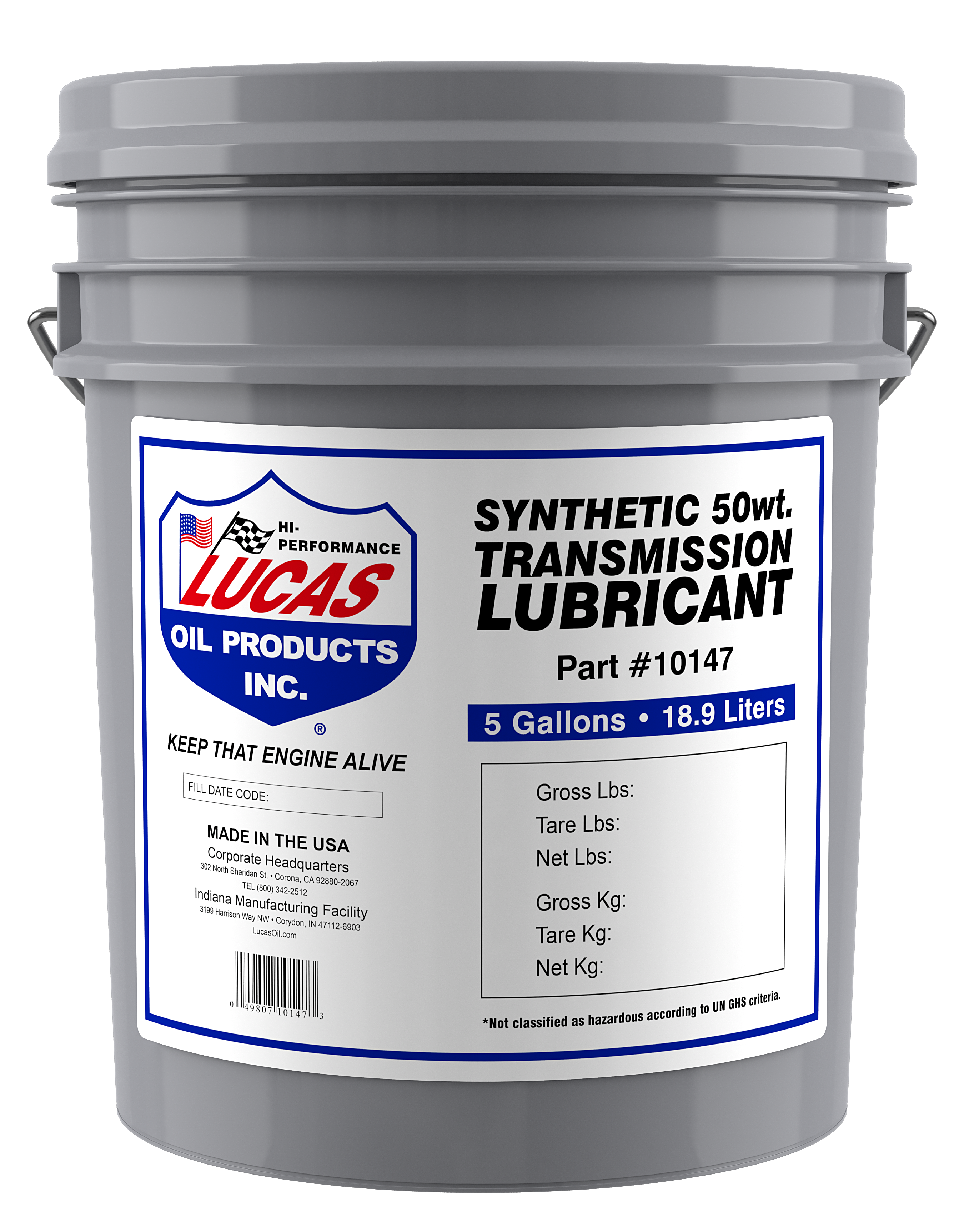 Synthétique 50wt. Lubrifiant pour transmission