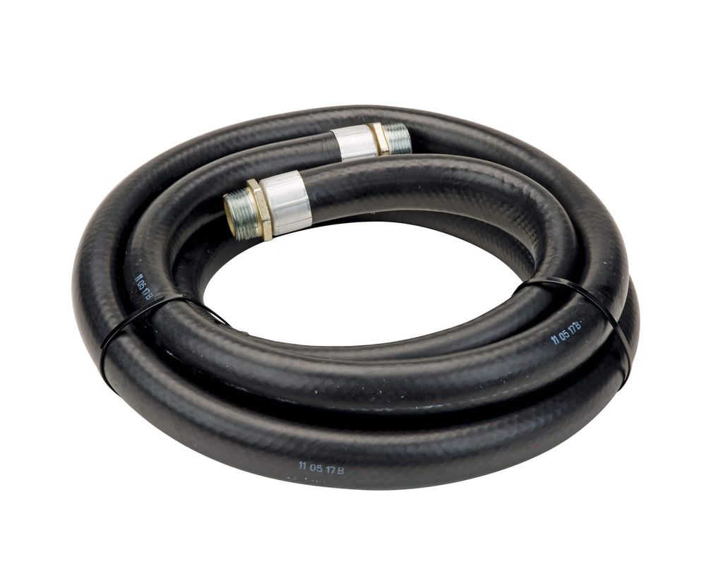 HOSE, FUEL, 1" X 14' 1" NPT, W/SPRING, AG, POP