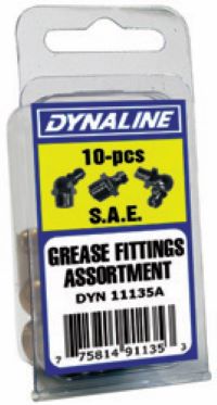 Grease Fitting Assortment SAE 10 Pcs / 5 Items