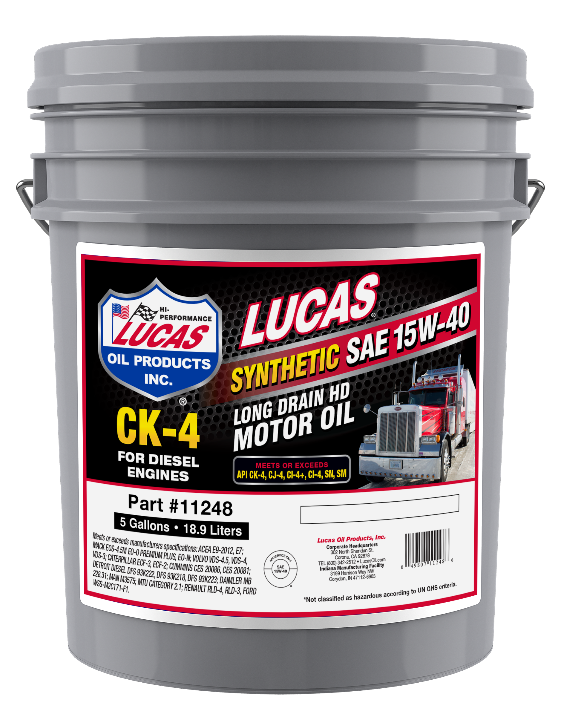 Synthetic 15W-40 CK-4 Truck Oil