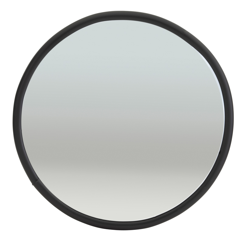 Mirror, 12", Stainless Steel, Convex With Center Mount
