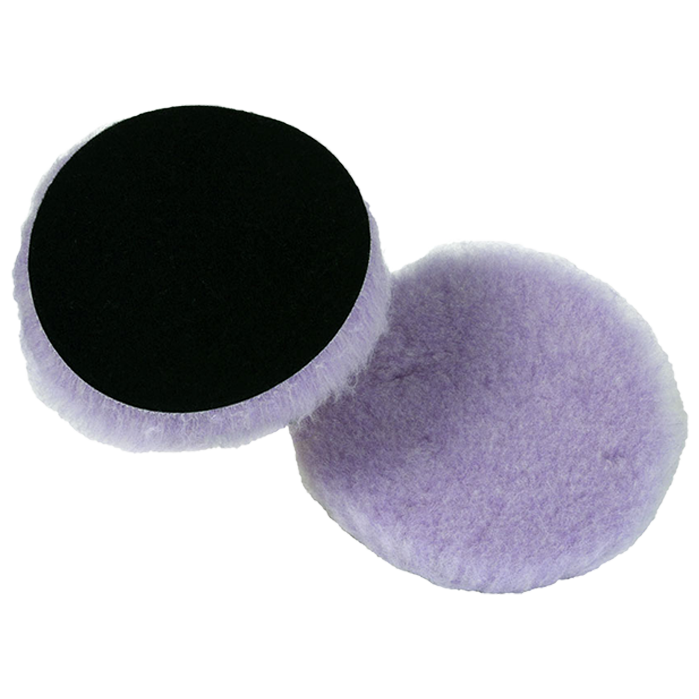 Tampon à polir en laine expansée violet