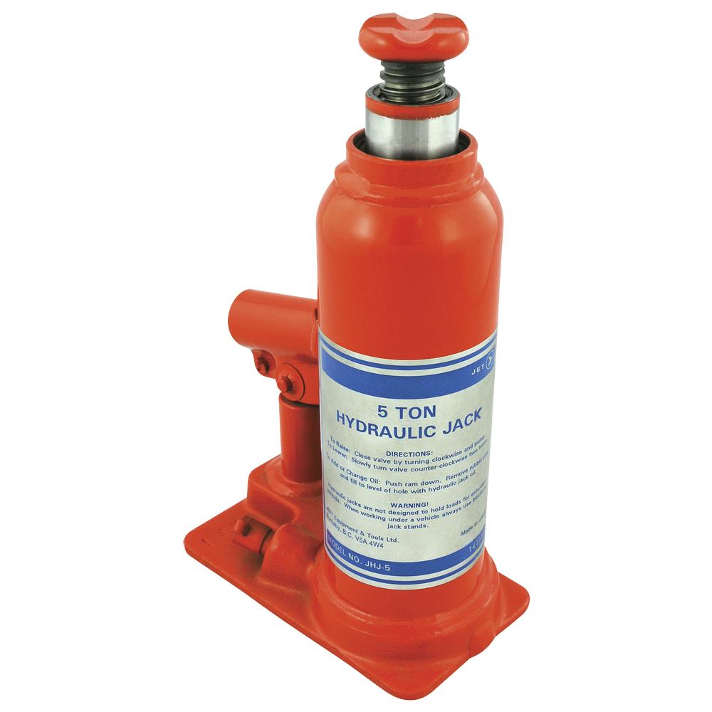 Cric à bouteille hydraulique JET de 5 tonnes - Très robuste
