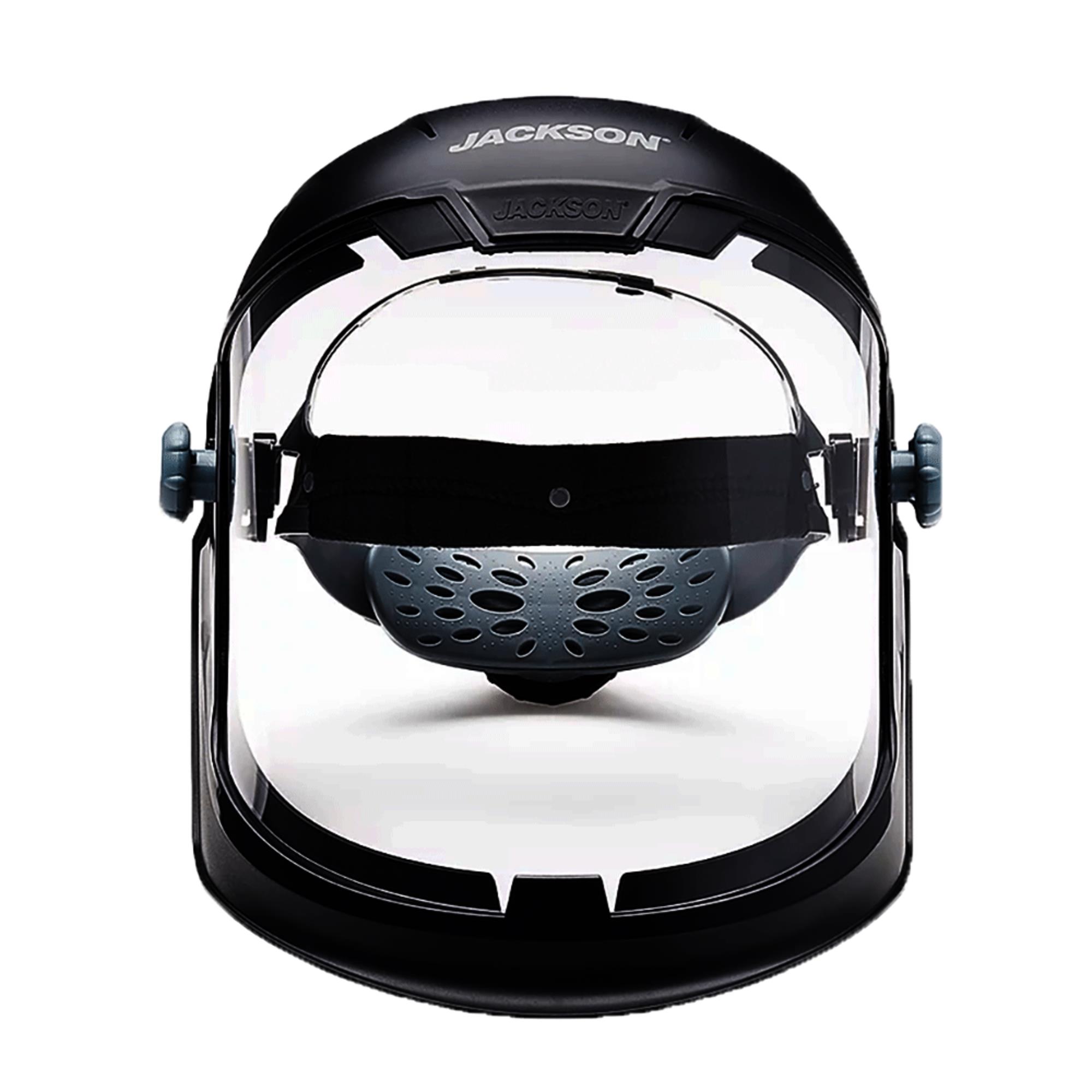 Jackson Safety - Maxview™ Series Face Shield - Crown - Window - 370 Speed Dial Ratcheting Suspension - Chin And Side Guard - Clear - Anti-Fog