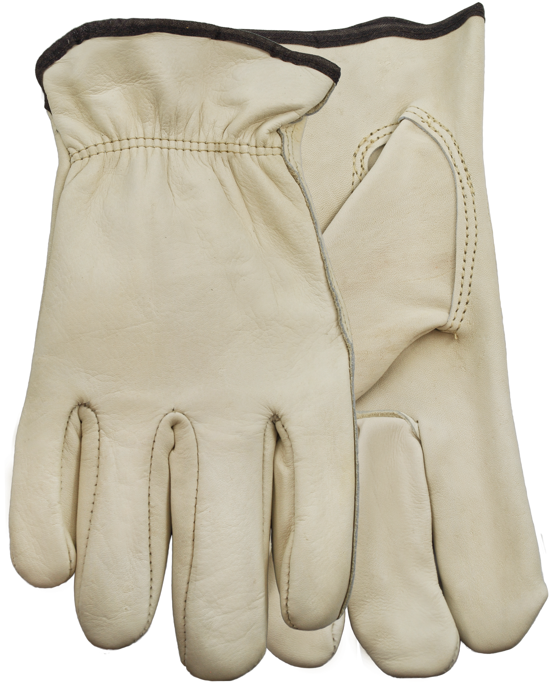 Man Handlers Cowhide Drivers Style Gloves - M