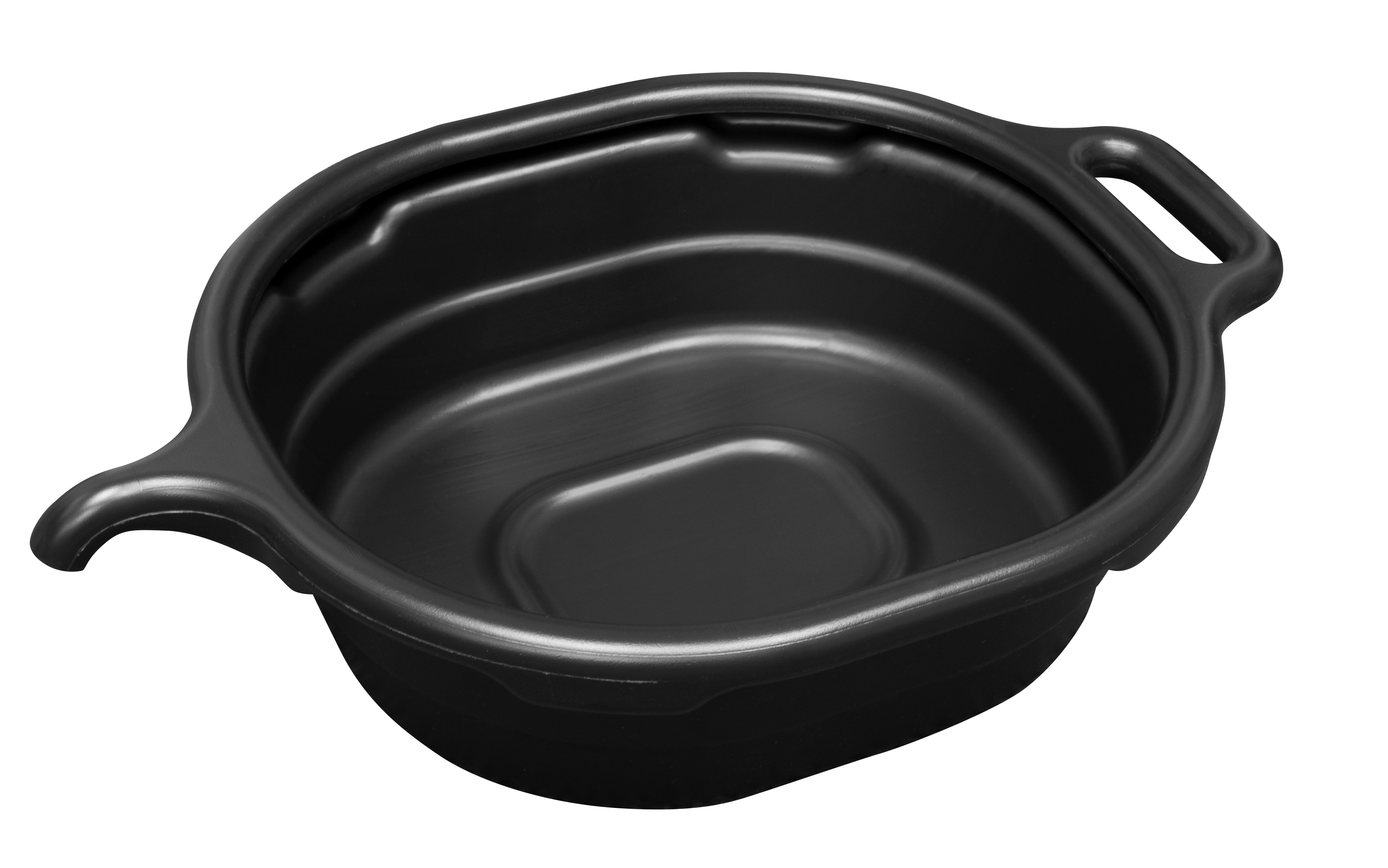 4.5 Gallon Oval Drain Pan Black