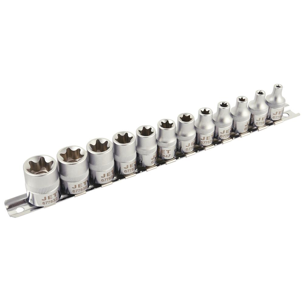 12 PC 3/8" DR External TORX® Socket Set
