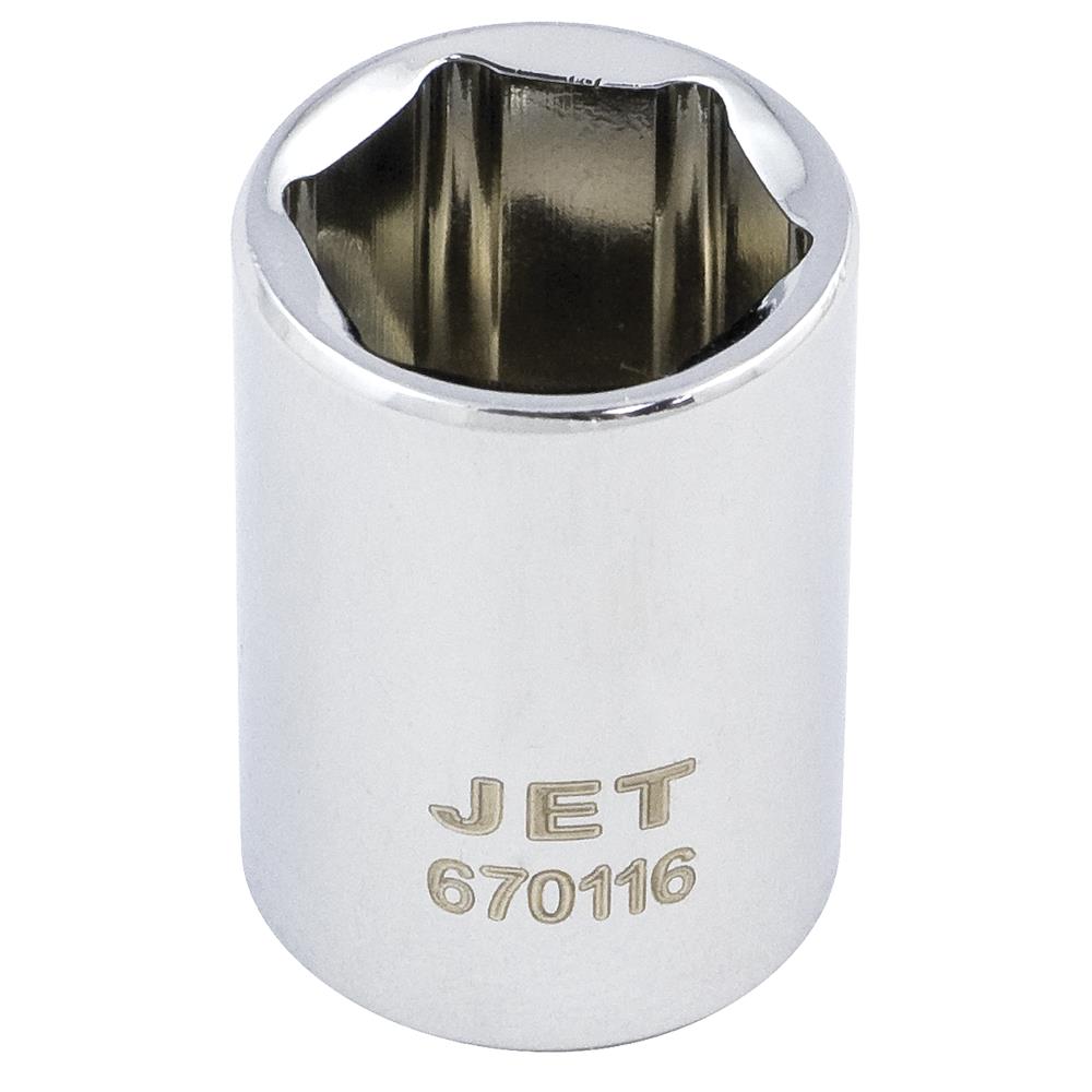 1/4" DR x 1/2" Regular Chrome Socket - 6 Point