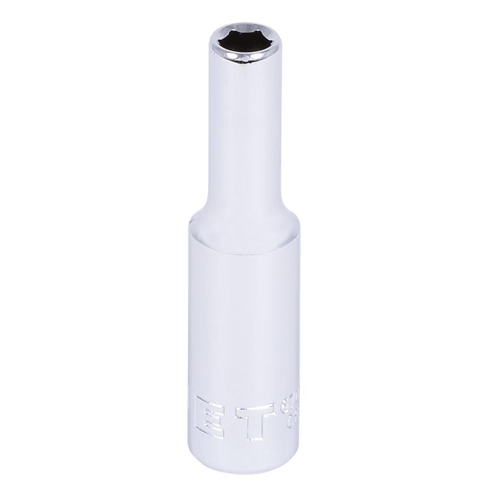 1/4" DR x 3/16" Deep Chrome Socket - 6 Point