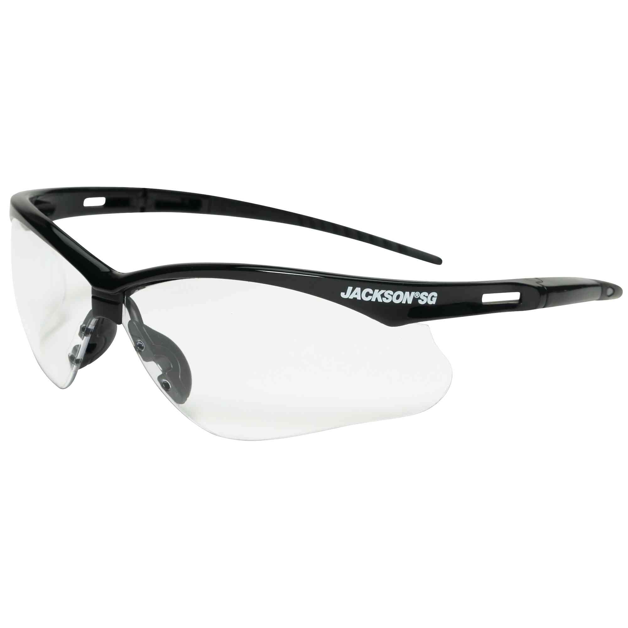 Jackson Safety - Lunettes de sécurité Jackson SG - Monture noire - Lentille antibuée transparente