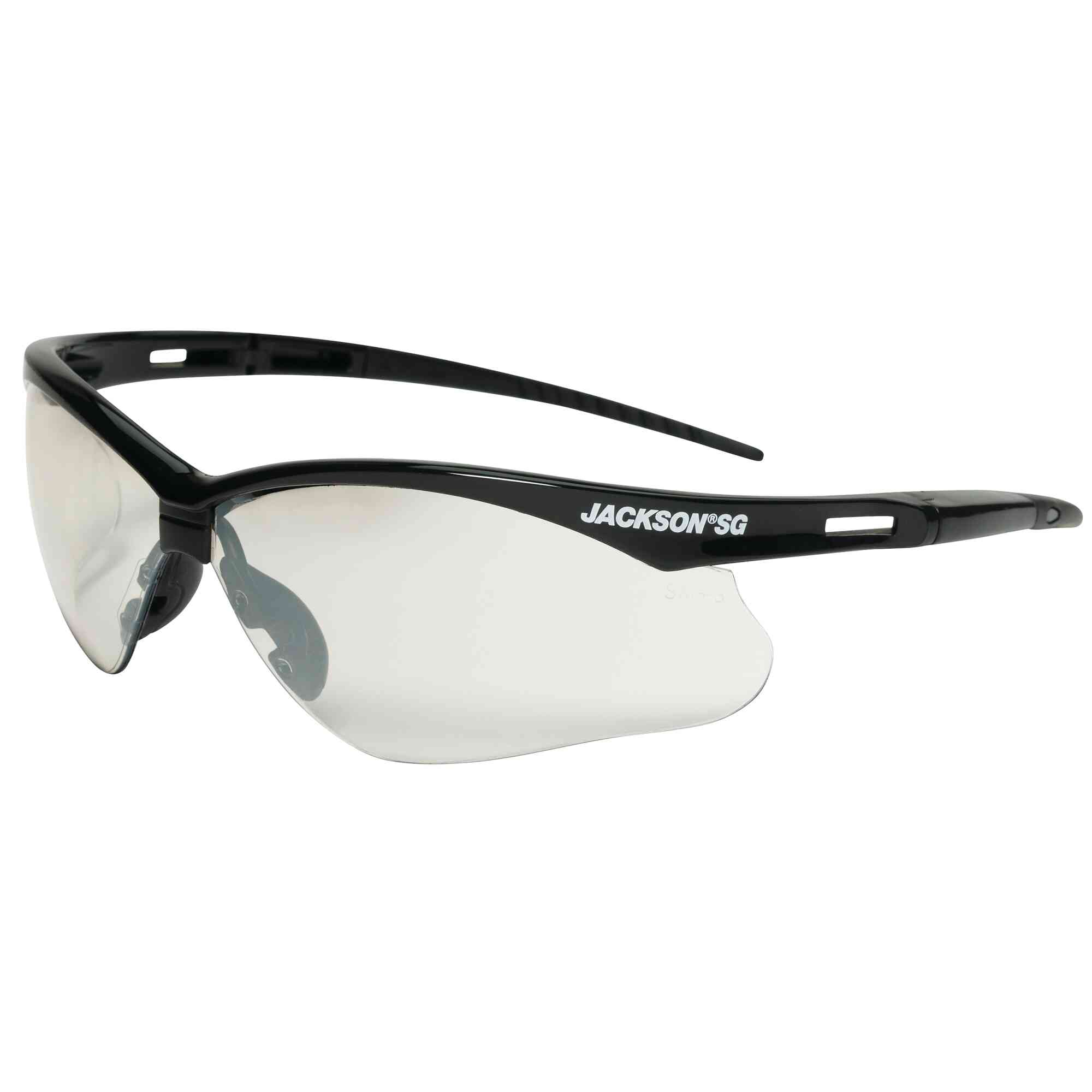 Jackson Safety - Lunettes de sécurité Jackson SG - Monture noire - Lentille rigide anti-rayures I/O Mirror