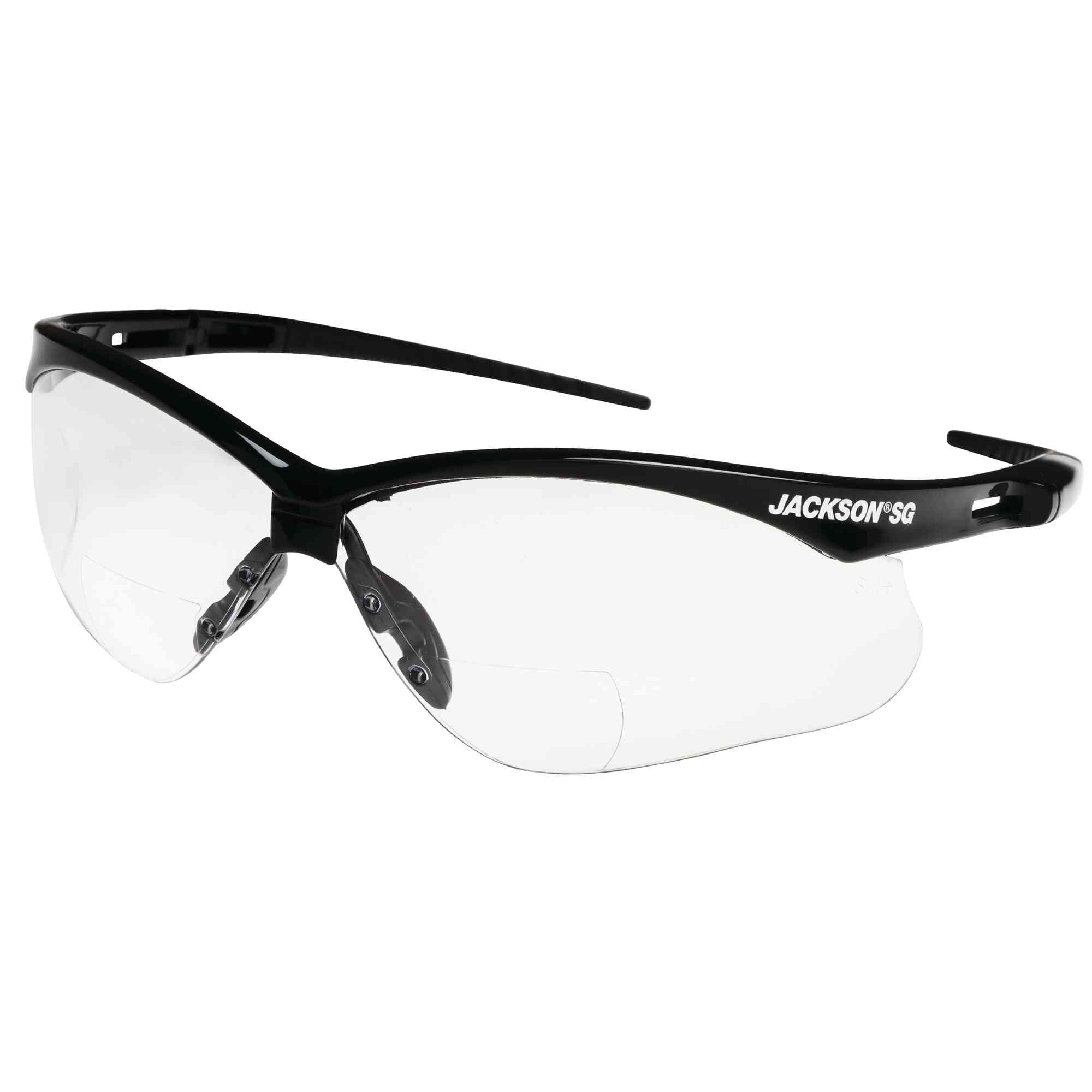 Jackson Safety - Jackson SG Safety Reading Glasses - Hardcoat - Clear Lens - 2.5