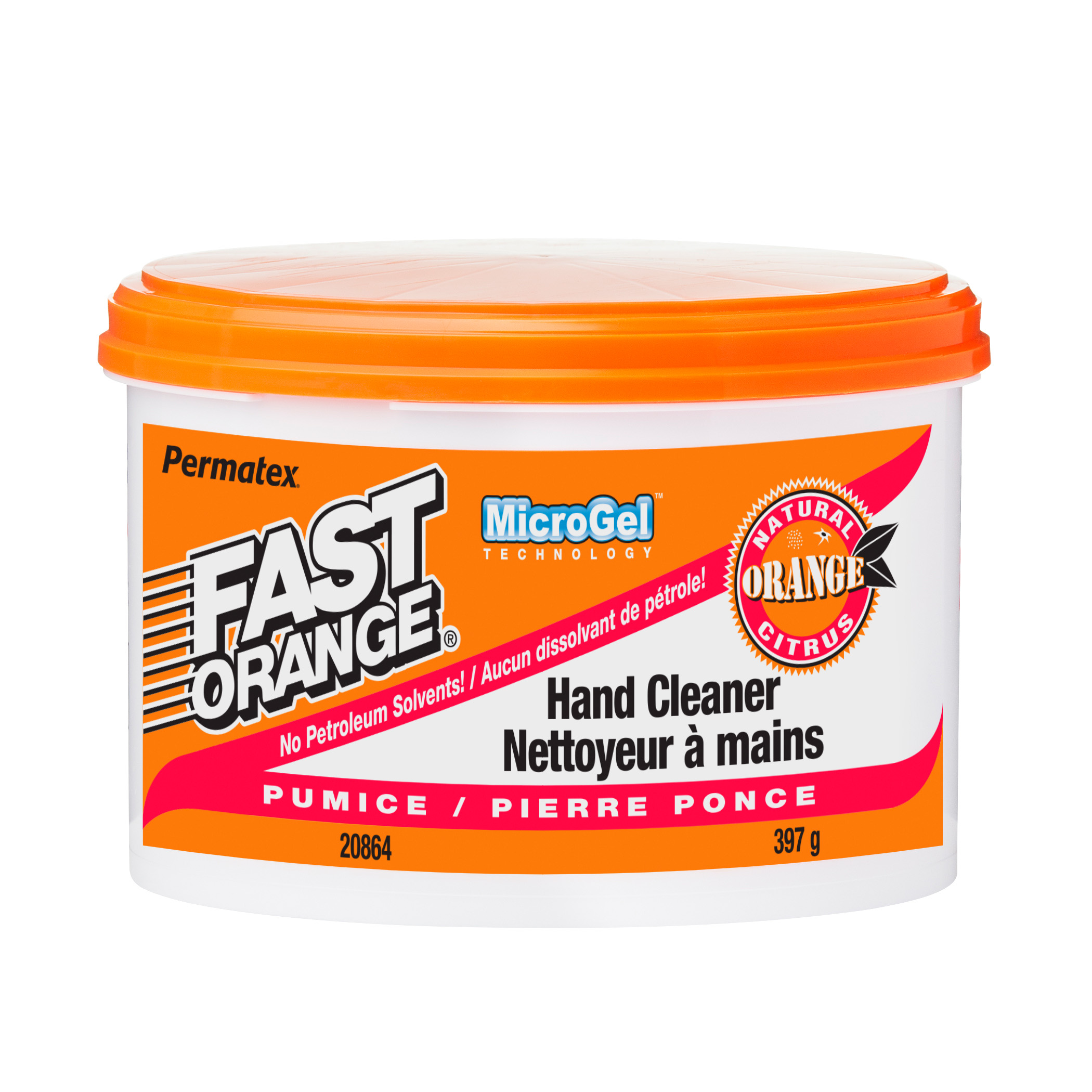 Nettoyant pour les mains à la crème ponce Fast Orange®, boîte de 397 g