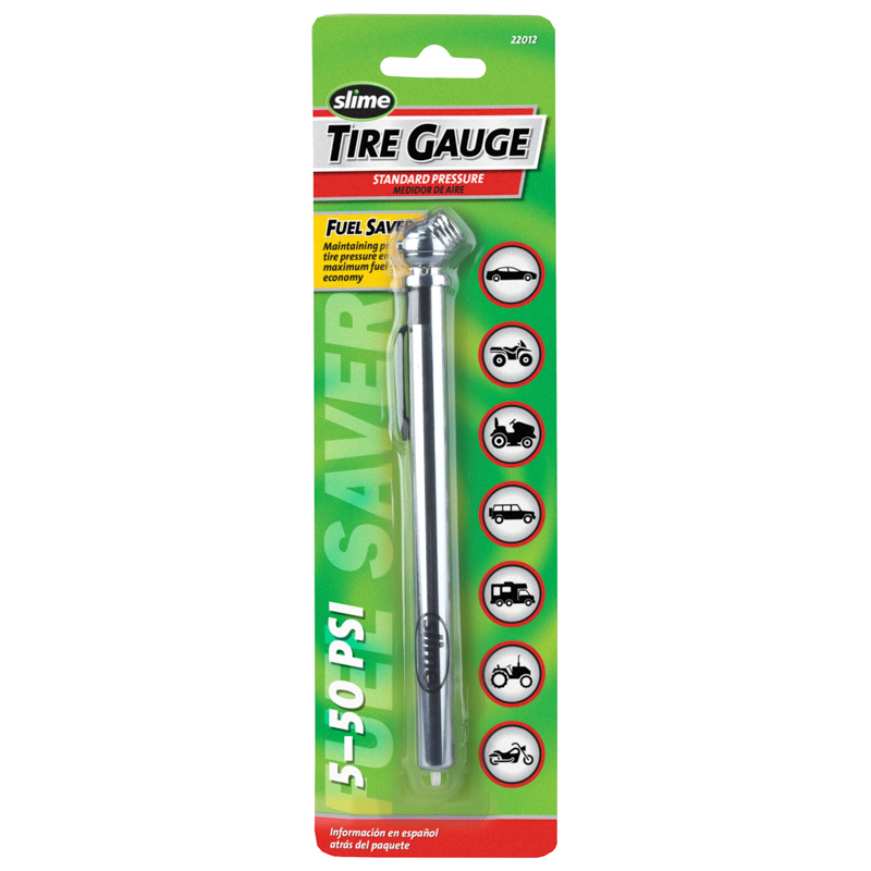 Slime® 5-50 Psi Pencil Tire Pressure Gauge