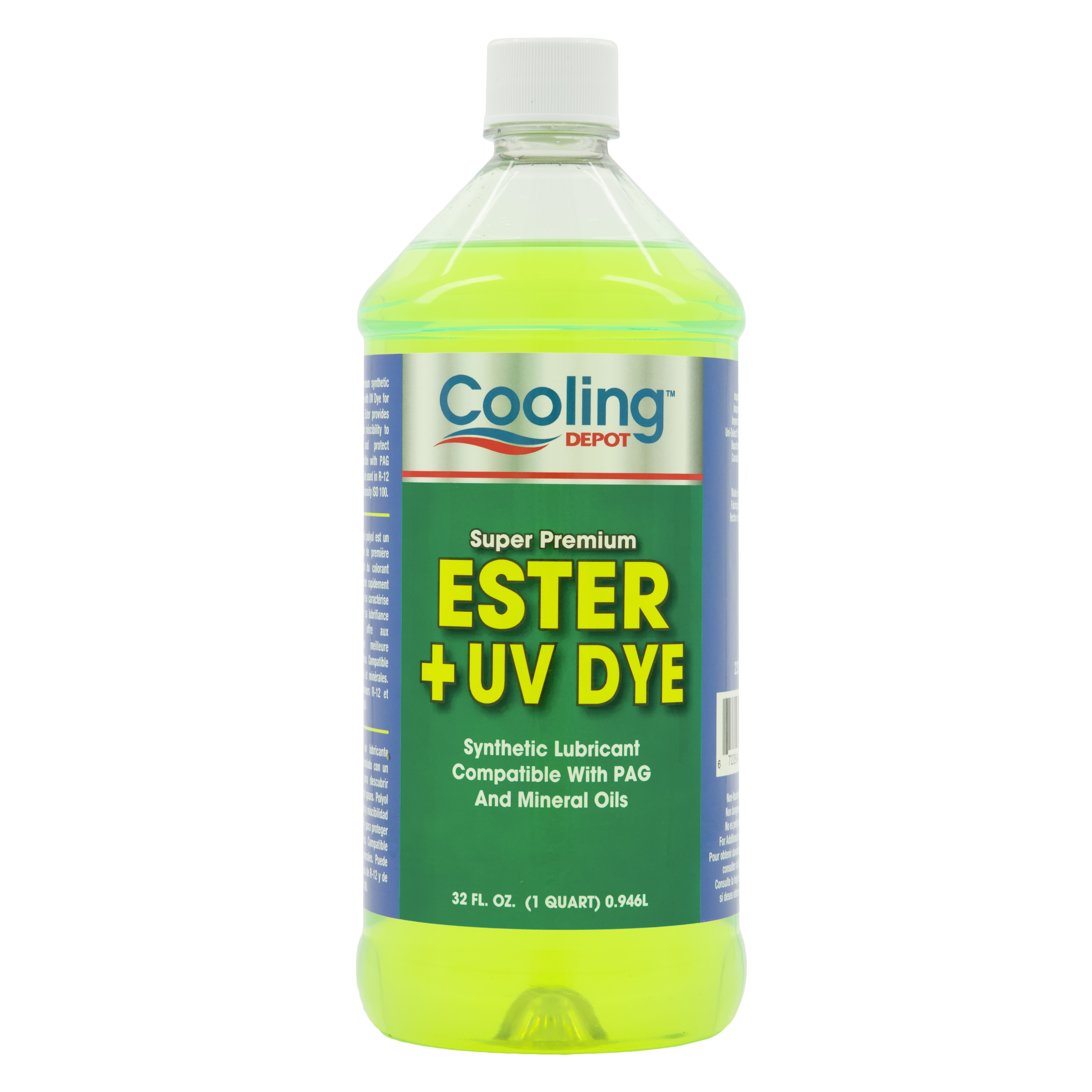 AC SYNTHETIC OIL ESTER+UV DYE QUART