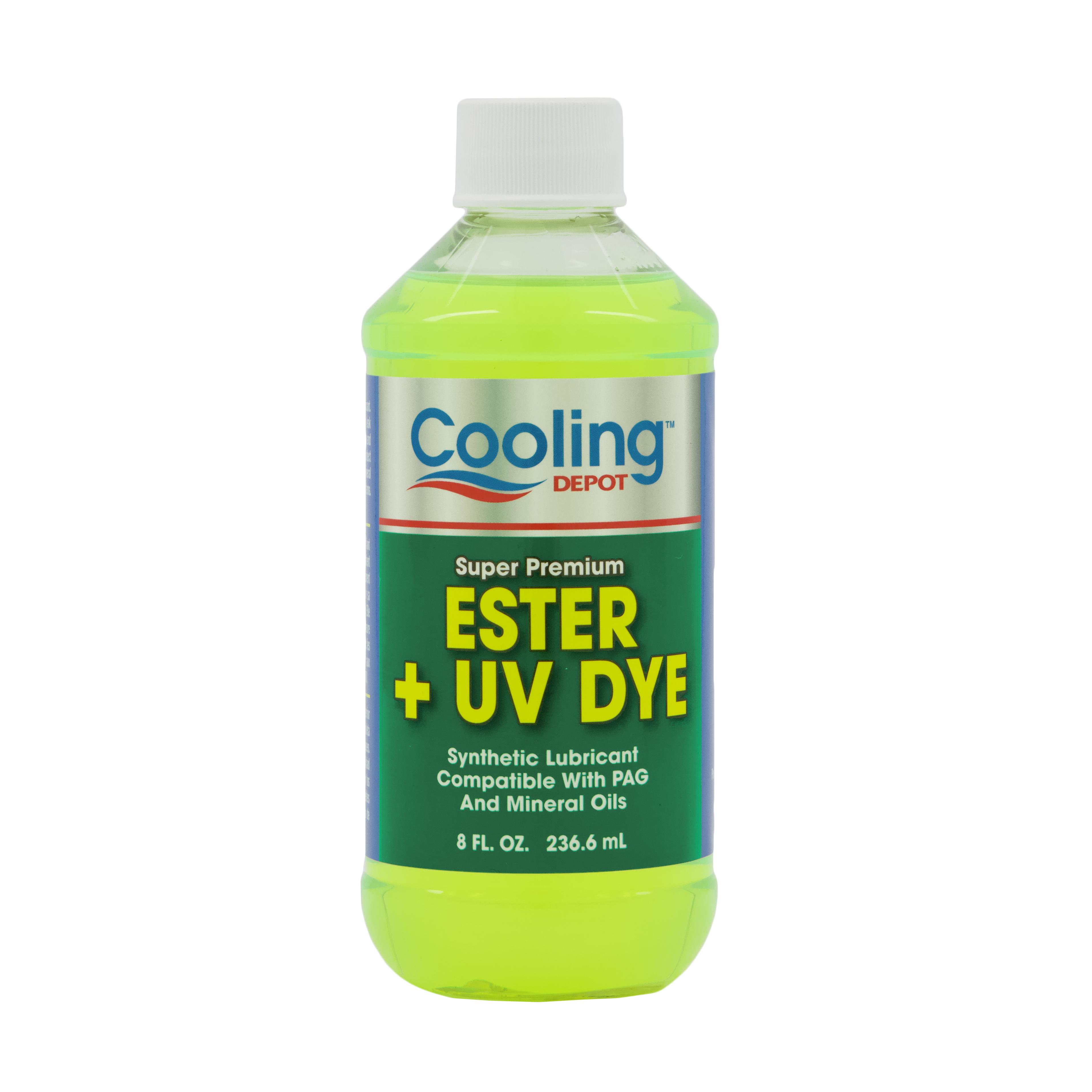 AC SYNTHETIC OIL ESTER+UV DYE 8OZ