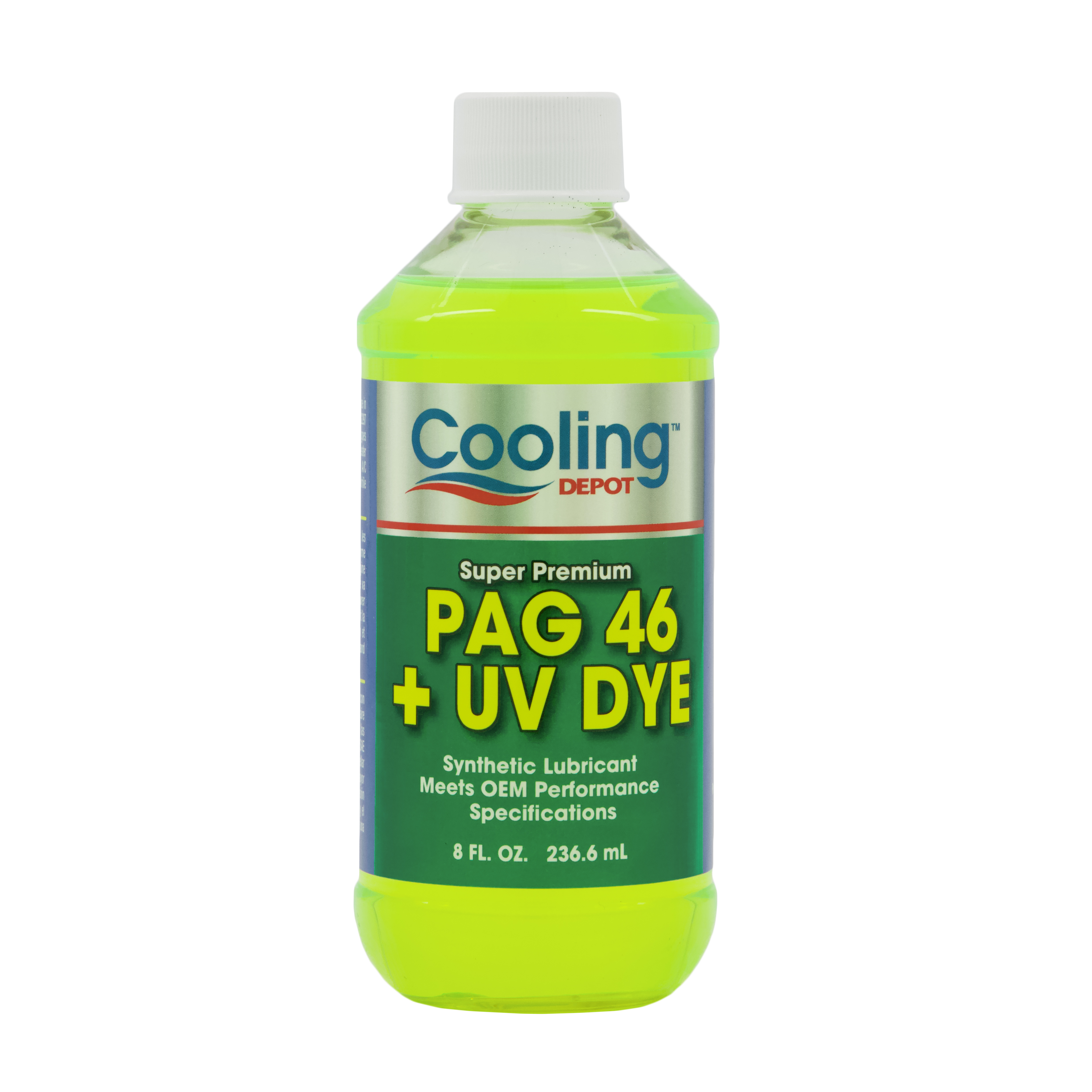 HUILE SYNTHÉTIQUE AC PAG46+COLORANT UV 8 OZ