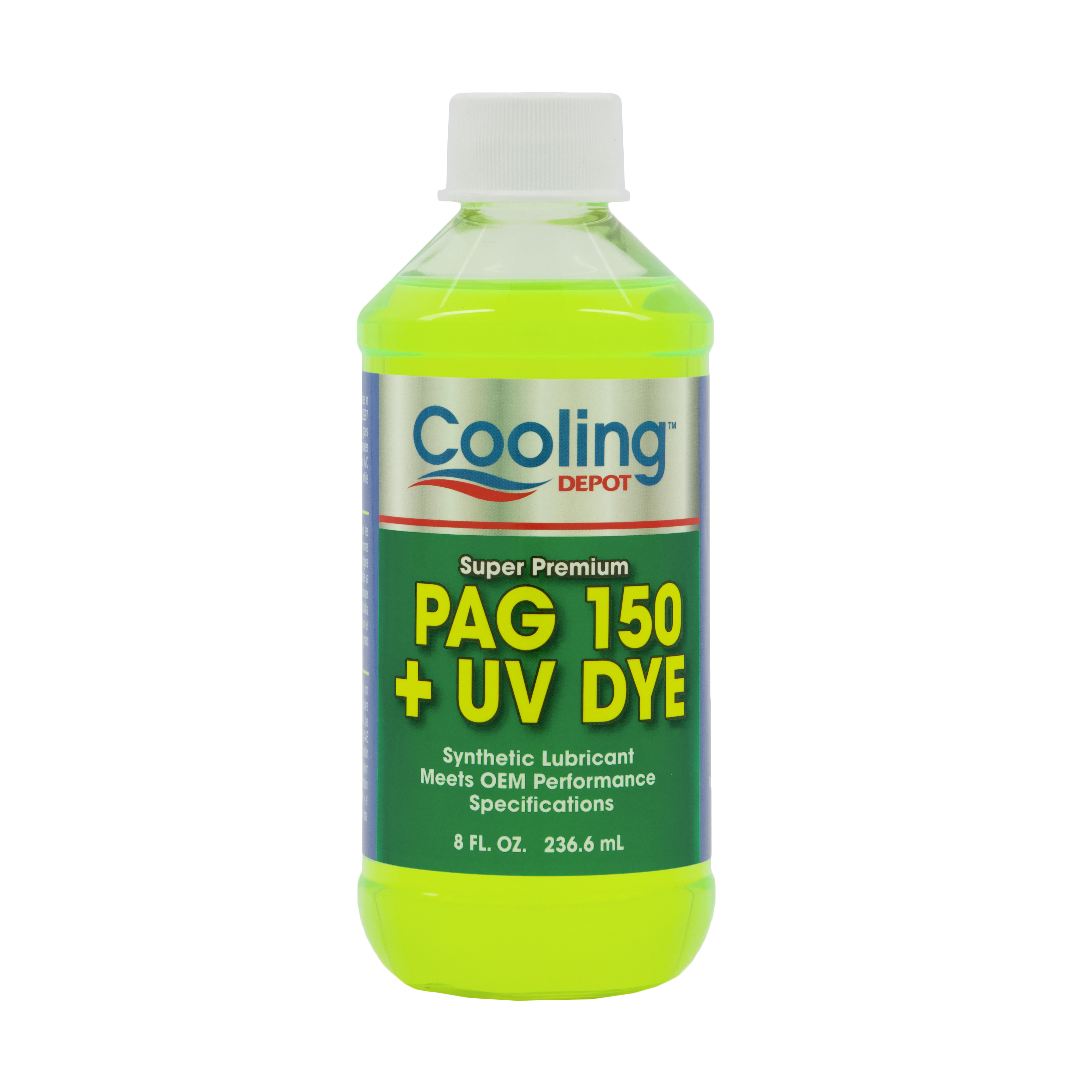 AC SYNTHETIC OIL PAG100+UV DYE 8OZ