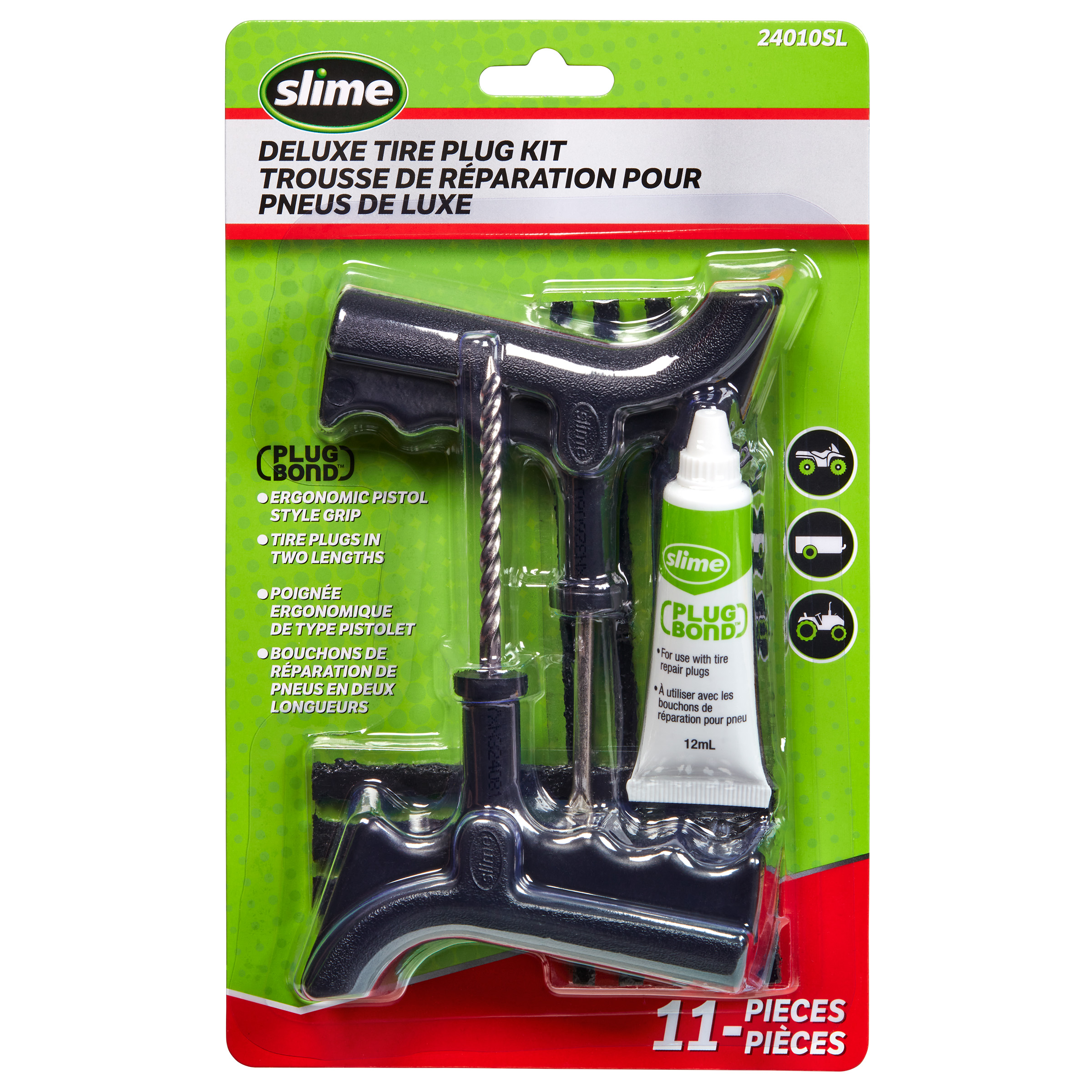Slime® Tire Plug Kit With Pistol Grip Handle - 11-Piece