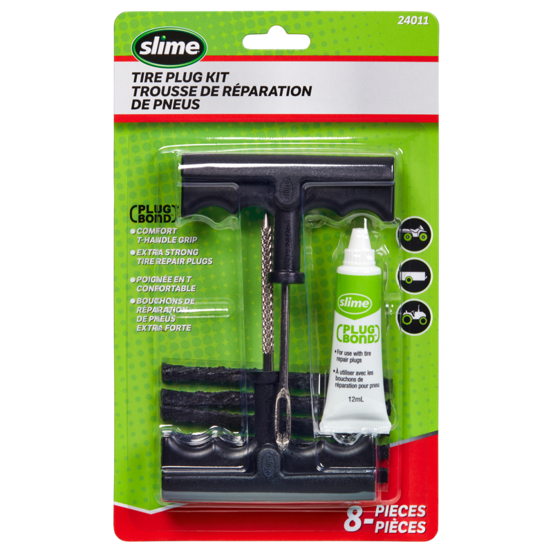 Slime® Tire Plug Kit With T-Handle - 8-Piece