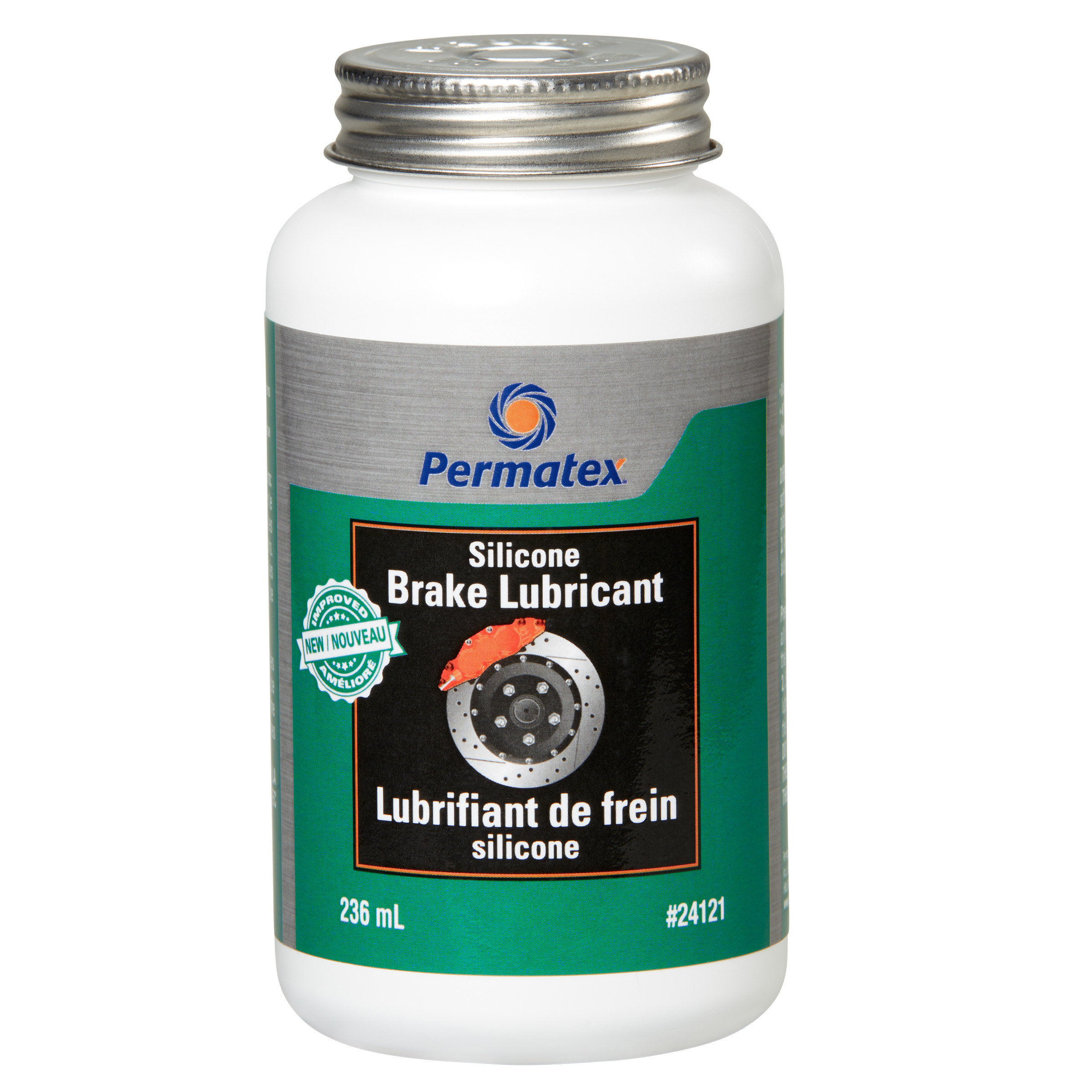 Lubrifiant pour freins au silicone Permatex Green, bidon de 236 ml