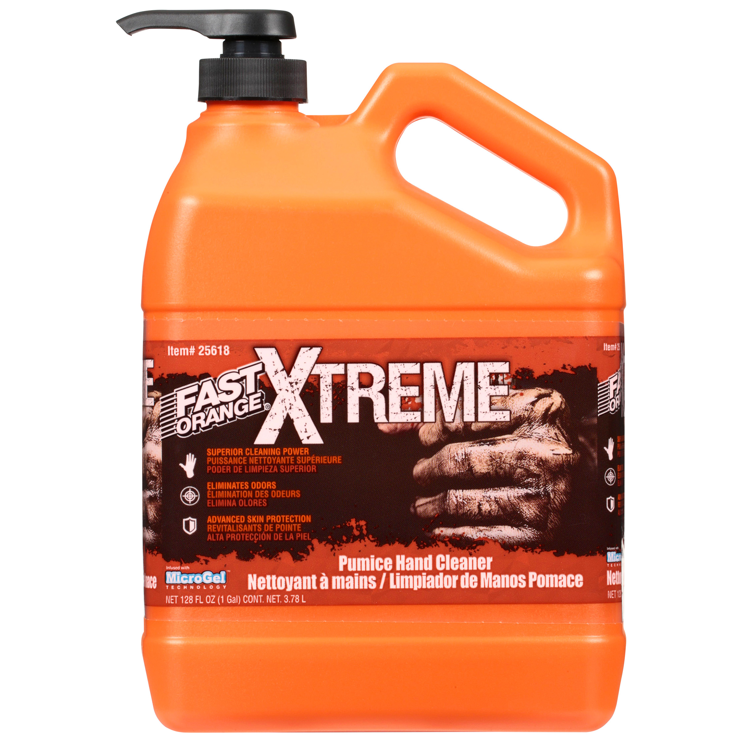 Nettoyant pour les mains Fast Orange® Xtreme Pumice, 3,78 L