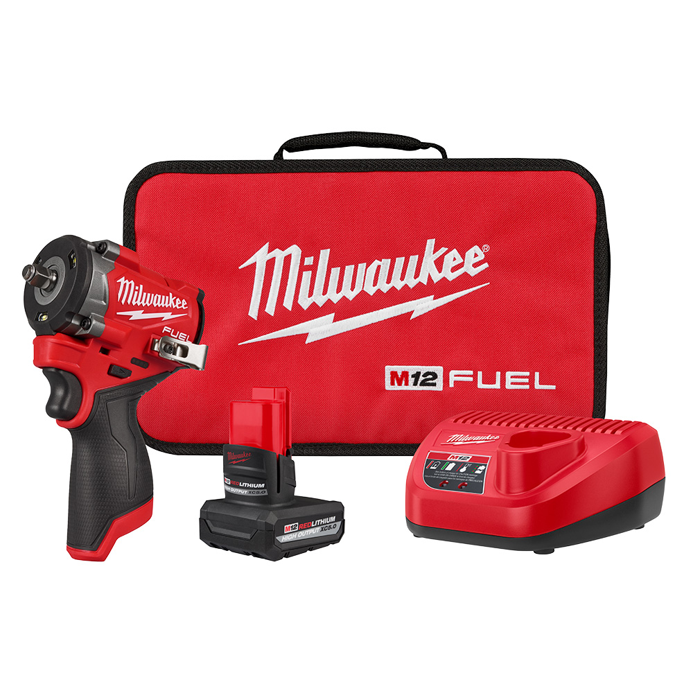 M12 FUEL™ Stubby 3/8" Impact Wrench Kit