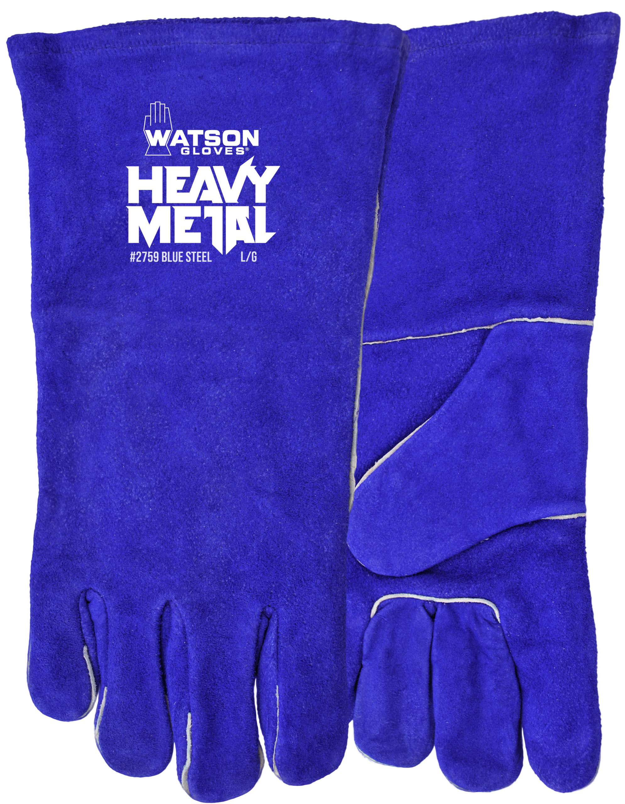 Blue Steel Split Cow Cotton Fleece Lining Welding