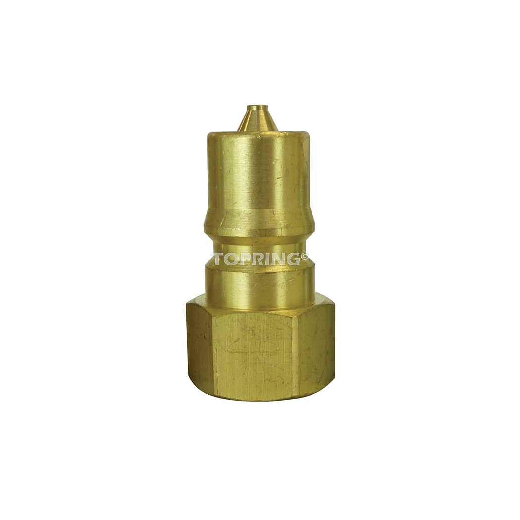 Brass Hydraulic Coupler Plug 1/4 (F) NPT