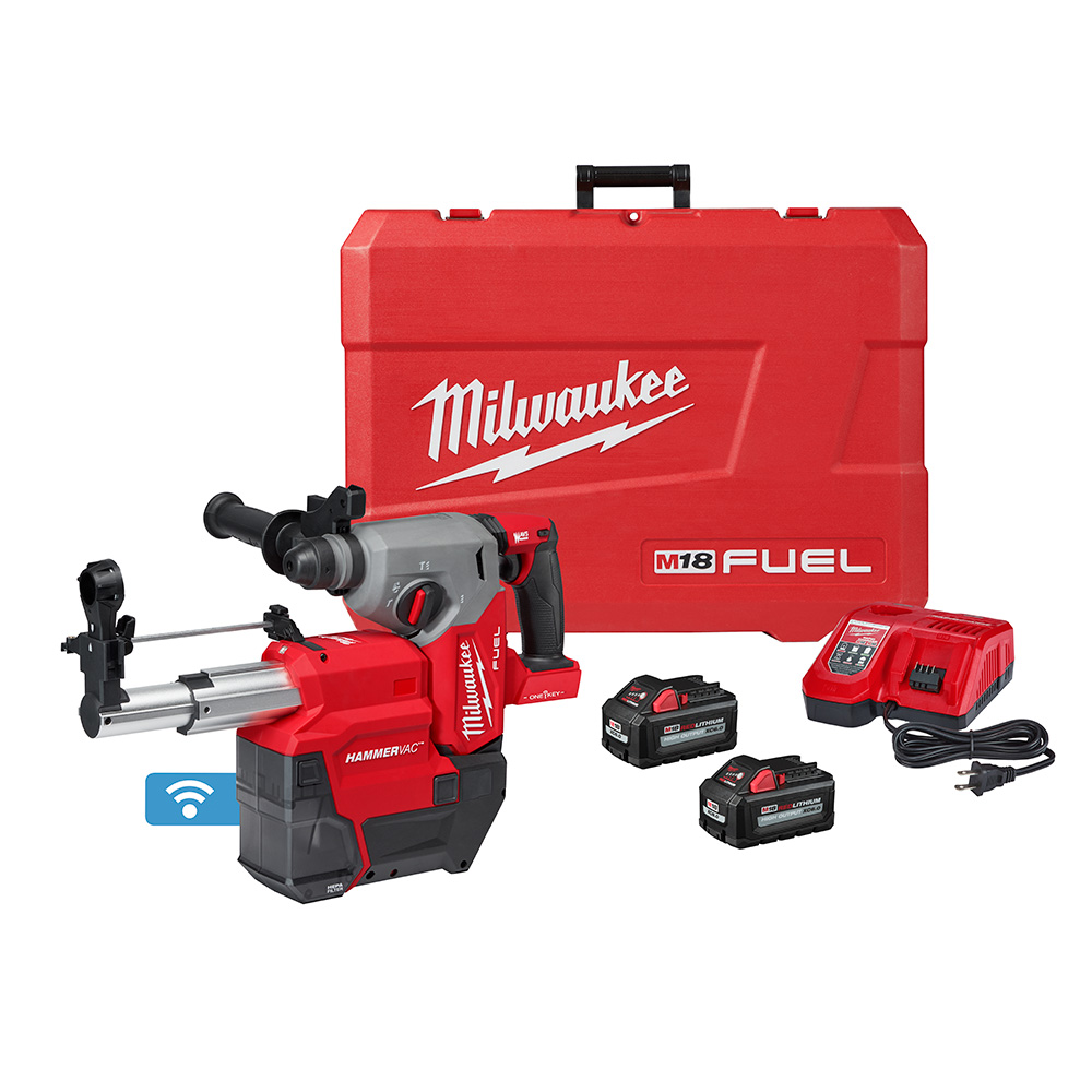 Marteau rotatif SDS Plus M18 FUEL™ de 1 po avec kit d'extraction de poussière ONE-KEY™