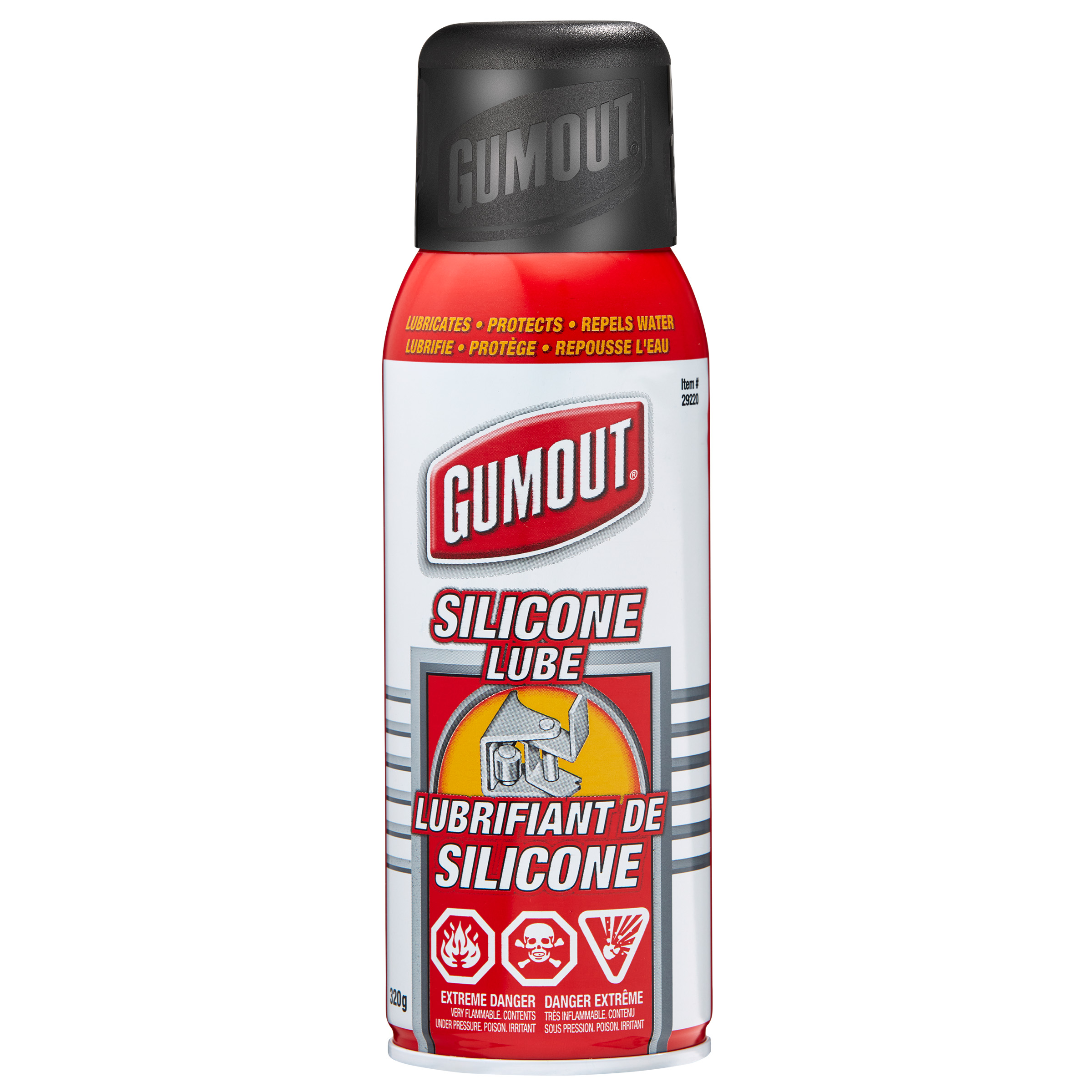 Lubrifiant à base de silicone Gumout®, 320 g en aérosol