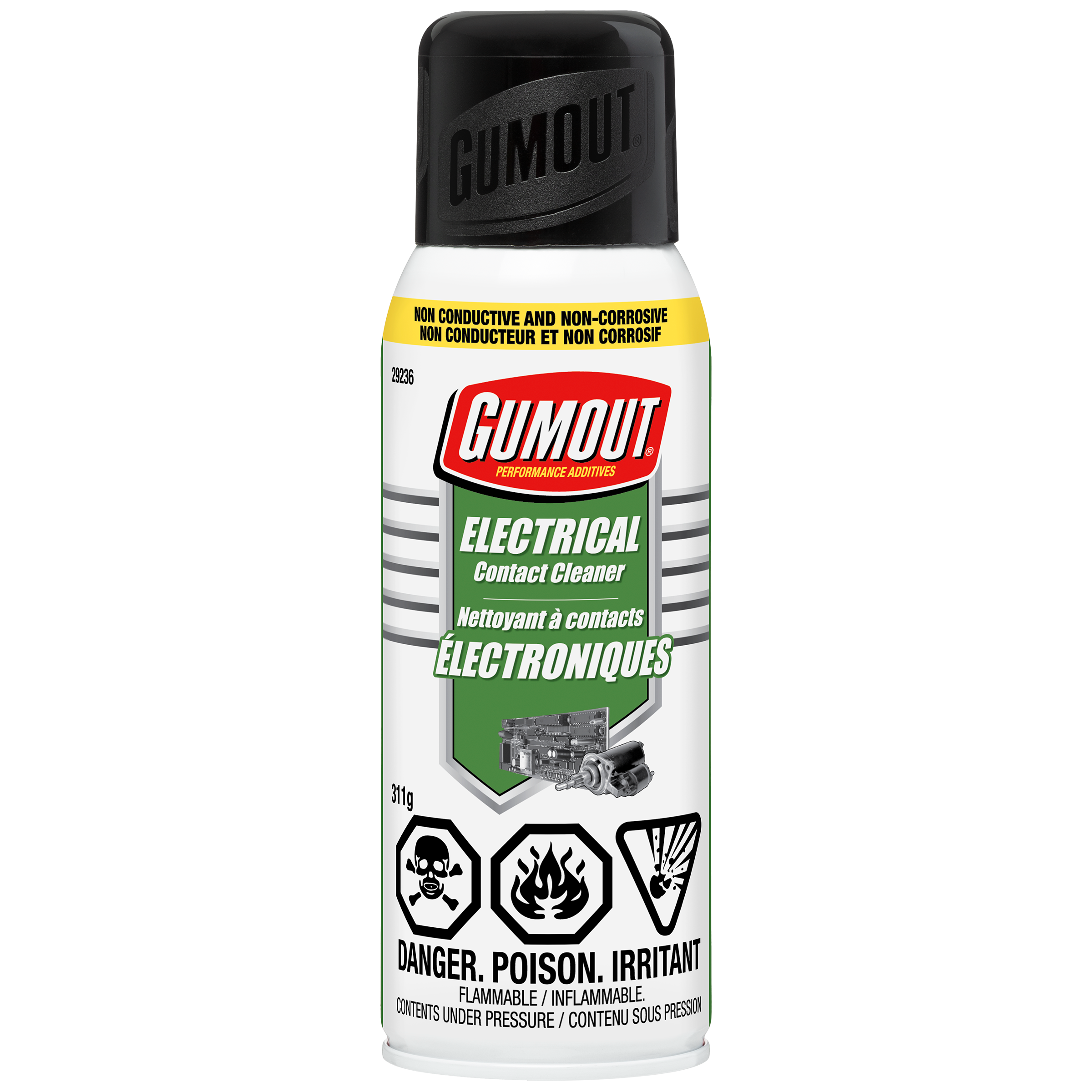 NETTOYANT POUR CONTACTS ÉLECTRIQUES GUMOUT - 311 G EN AÉROSOL
