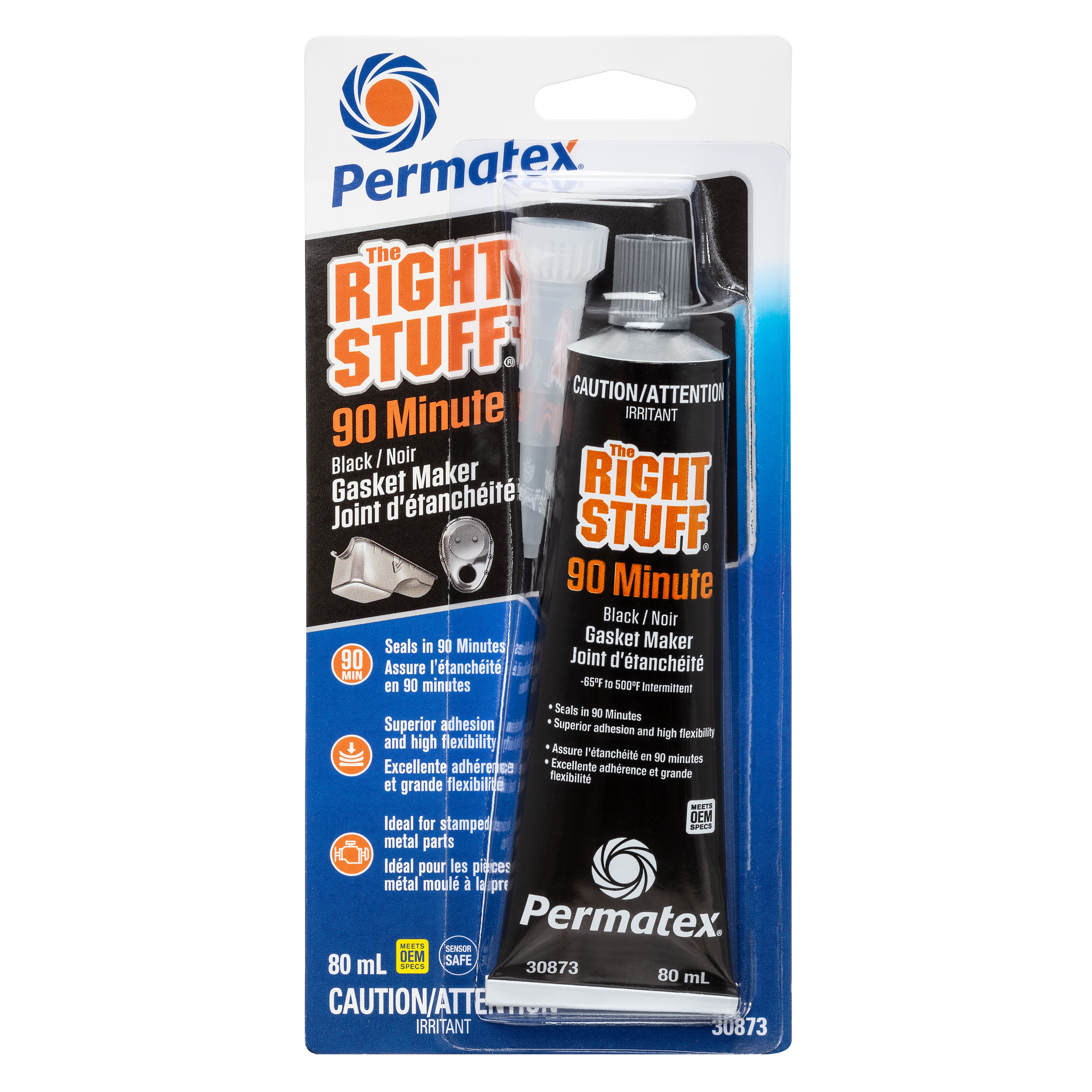 Joint Permatex The Right Stuff, noir, 90 minutes, tube de 80 ml