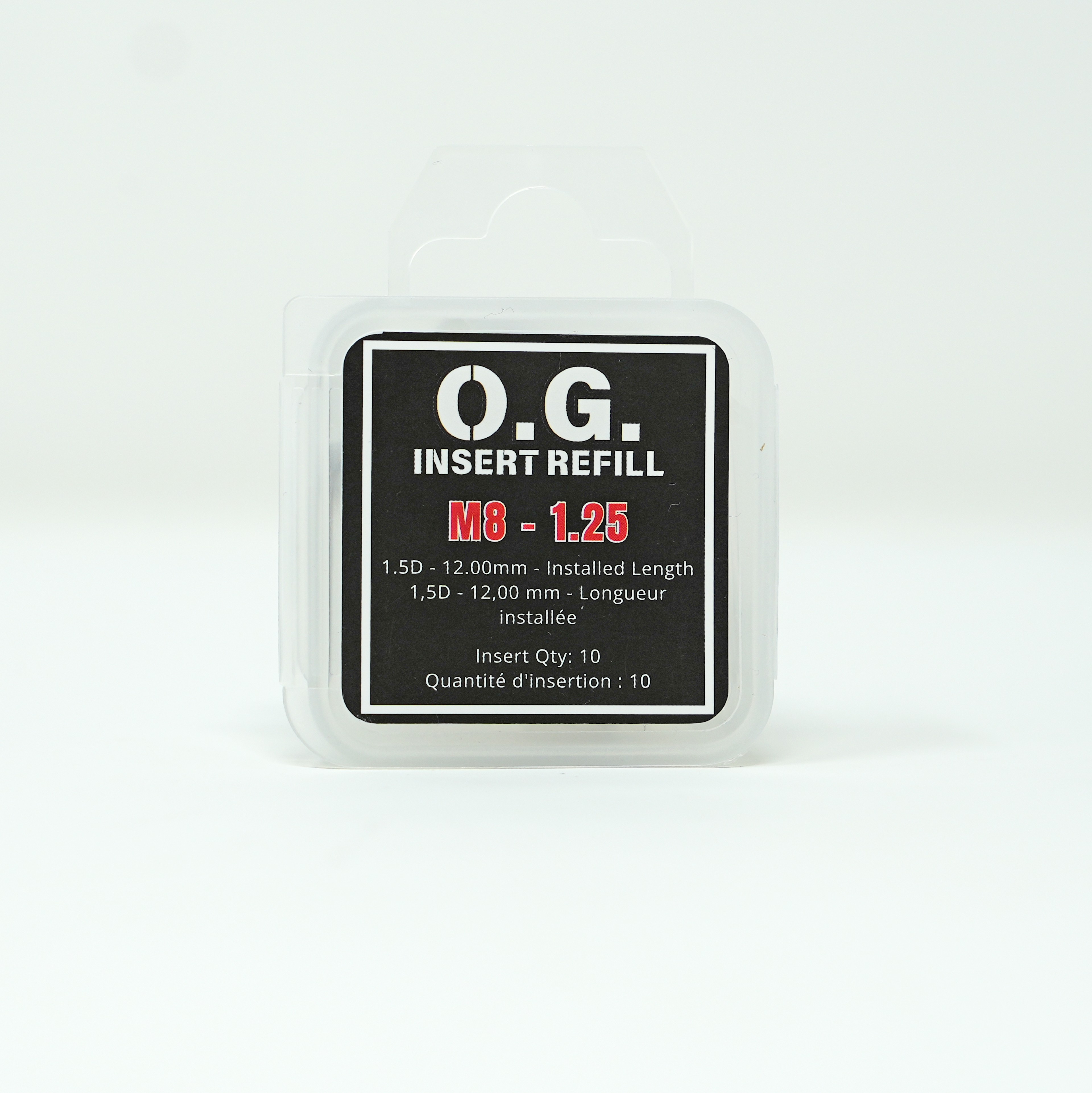 Recharge pour insert de réparation de fils M8-1.25 O.G