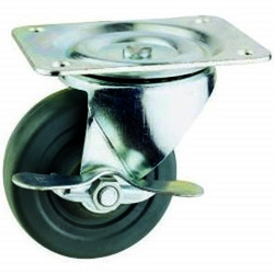 Swivel Caster-Brake 4in