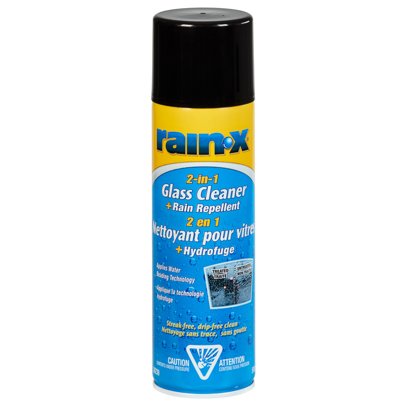 Rain-X® 2-In-1 Glass Cleaner With Rain Repellent - 510g Aerosol