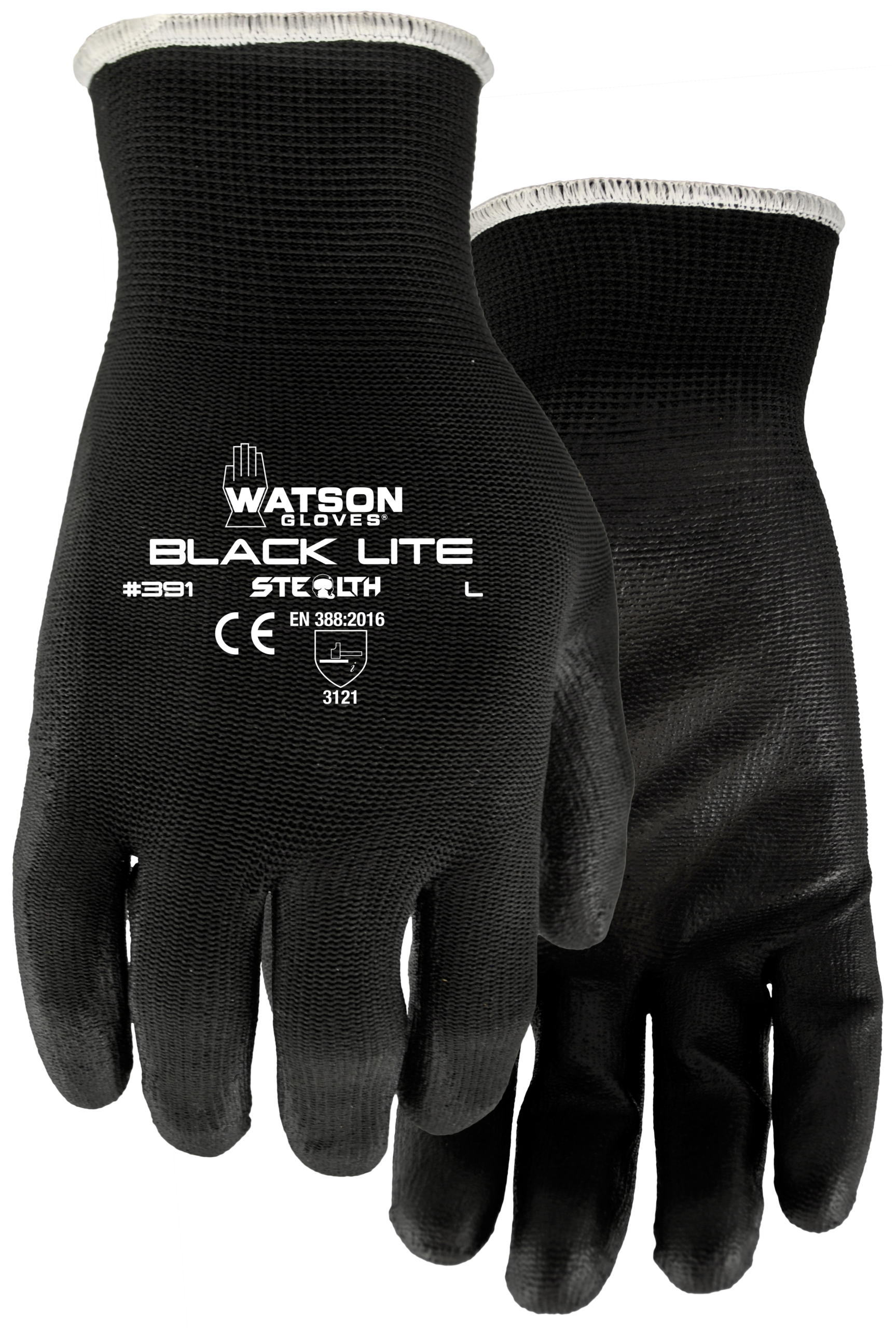 STEALTH™ Black Lite Lightweight Poly Nylon Shell Coated - X