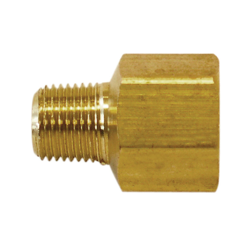 Brass Hexagonal Adapter 1/4 (M) To 3/8 (F) NPT