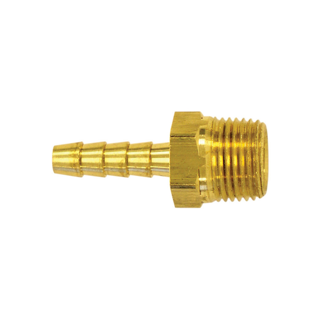 Brass Hose Barb Adapter 3/16 To 1/8 (M) NPT