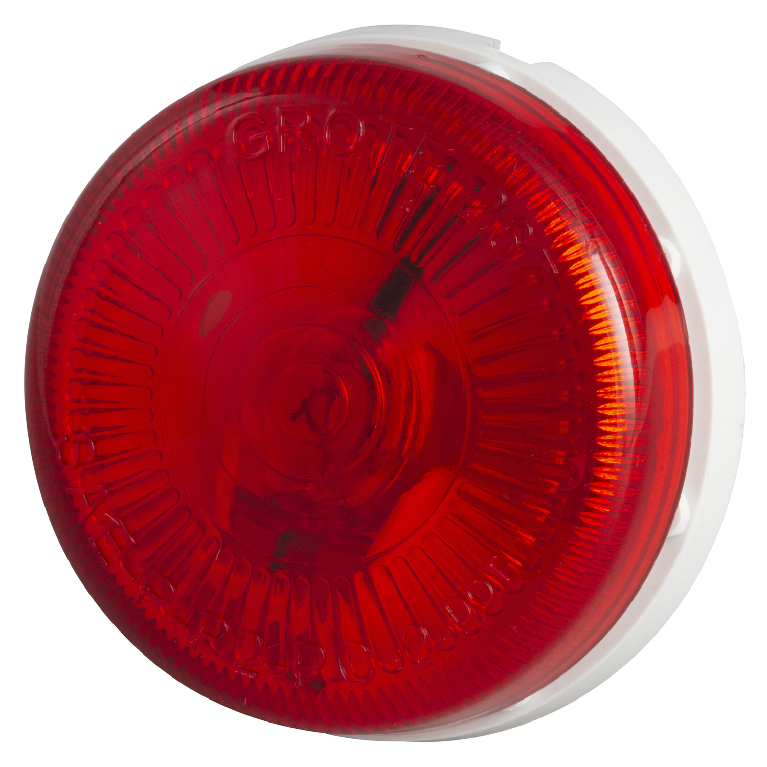 Clearance Marker Lights, Red, Round Surface-Mount, Single Bulb
