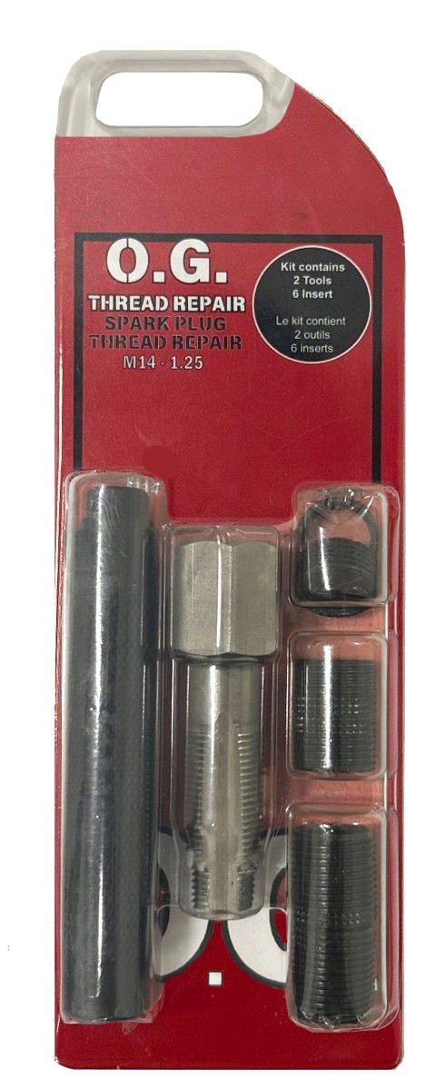 Kit de réparation de fils pour bougies d'allumage M14-1.25 O.G., remplace les bougies 3599-14125K