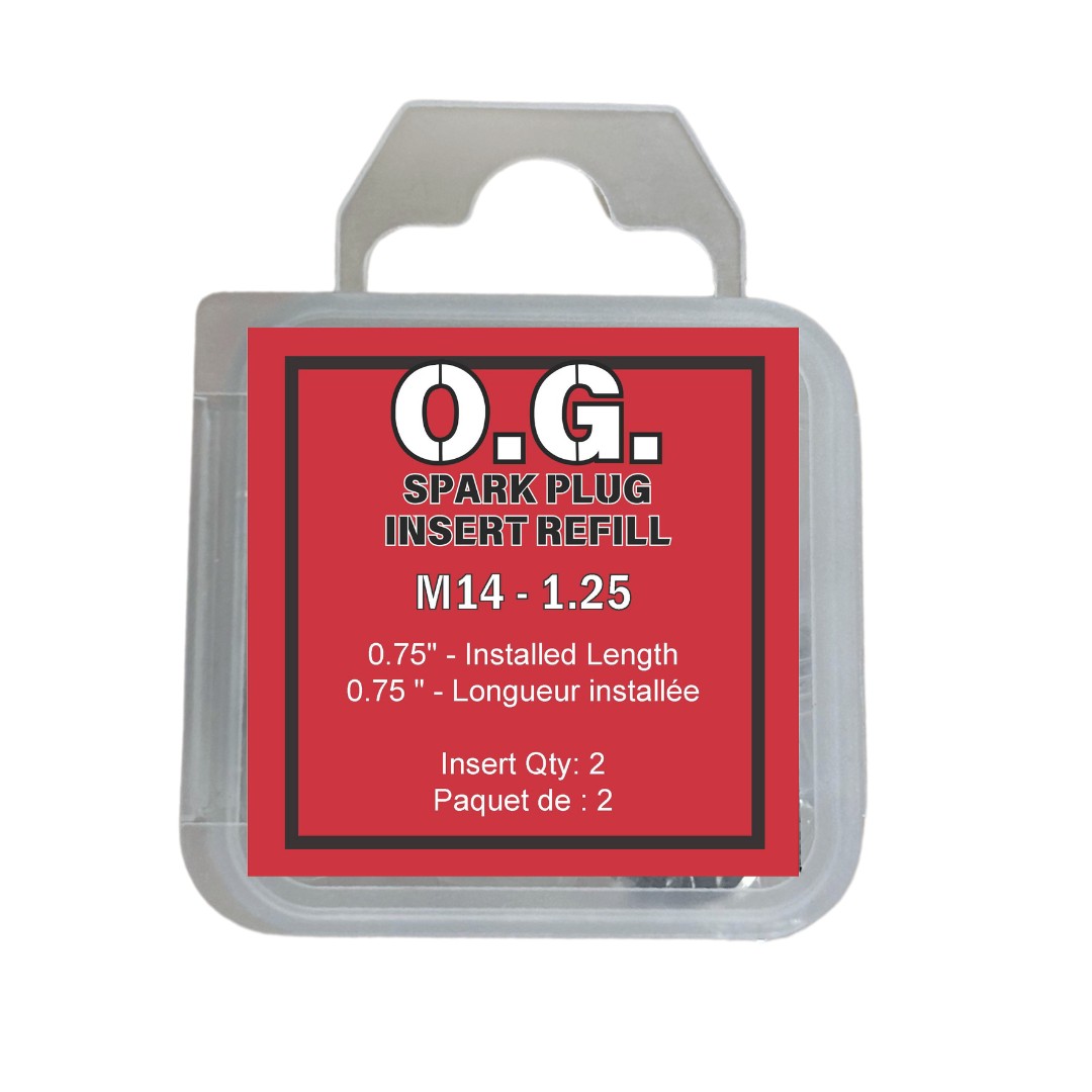 M14 - 1.25 - 3/4 O.G. Spark Plug Insert Refill - Replaces 3599-14125X3/4P