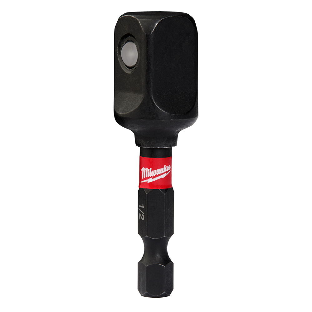 SHOCKWAVE™ 1/4" Hex to 1/2" Square Socket Adapter-Bulk 10