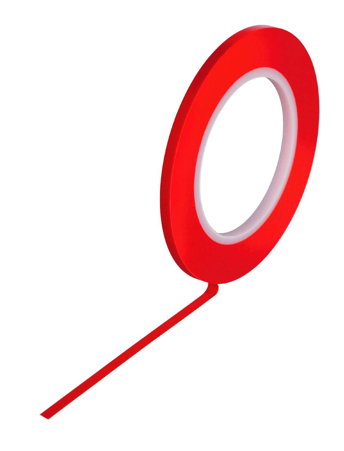 Ruban adhésif Proband Fine Line rouge 1/4 « x 60 mètres (6,4 mm x 55 m)