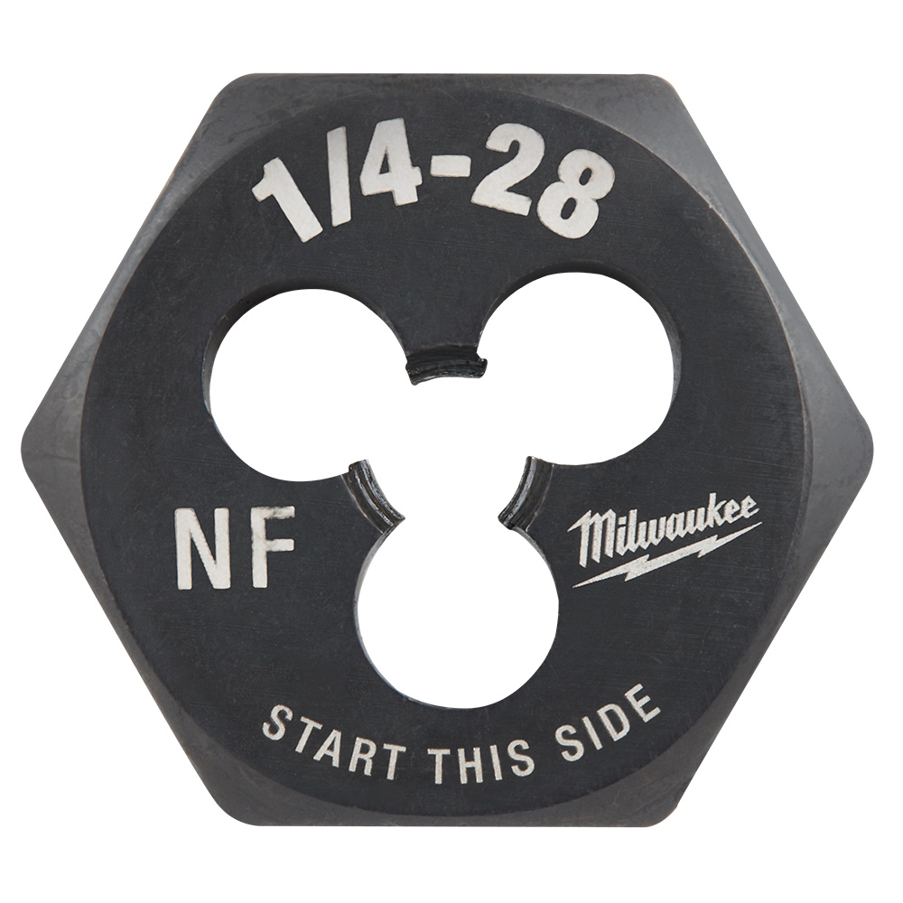 1/4"-28 NF 1-Inch Hex Threading Die