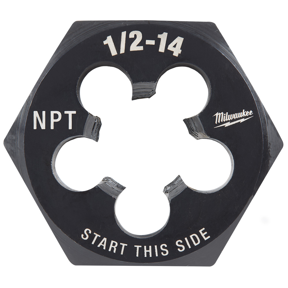 Matrice à fileter hexagonale 1/2 « -14 NPT 2-1/6"